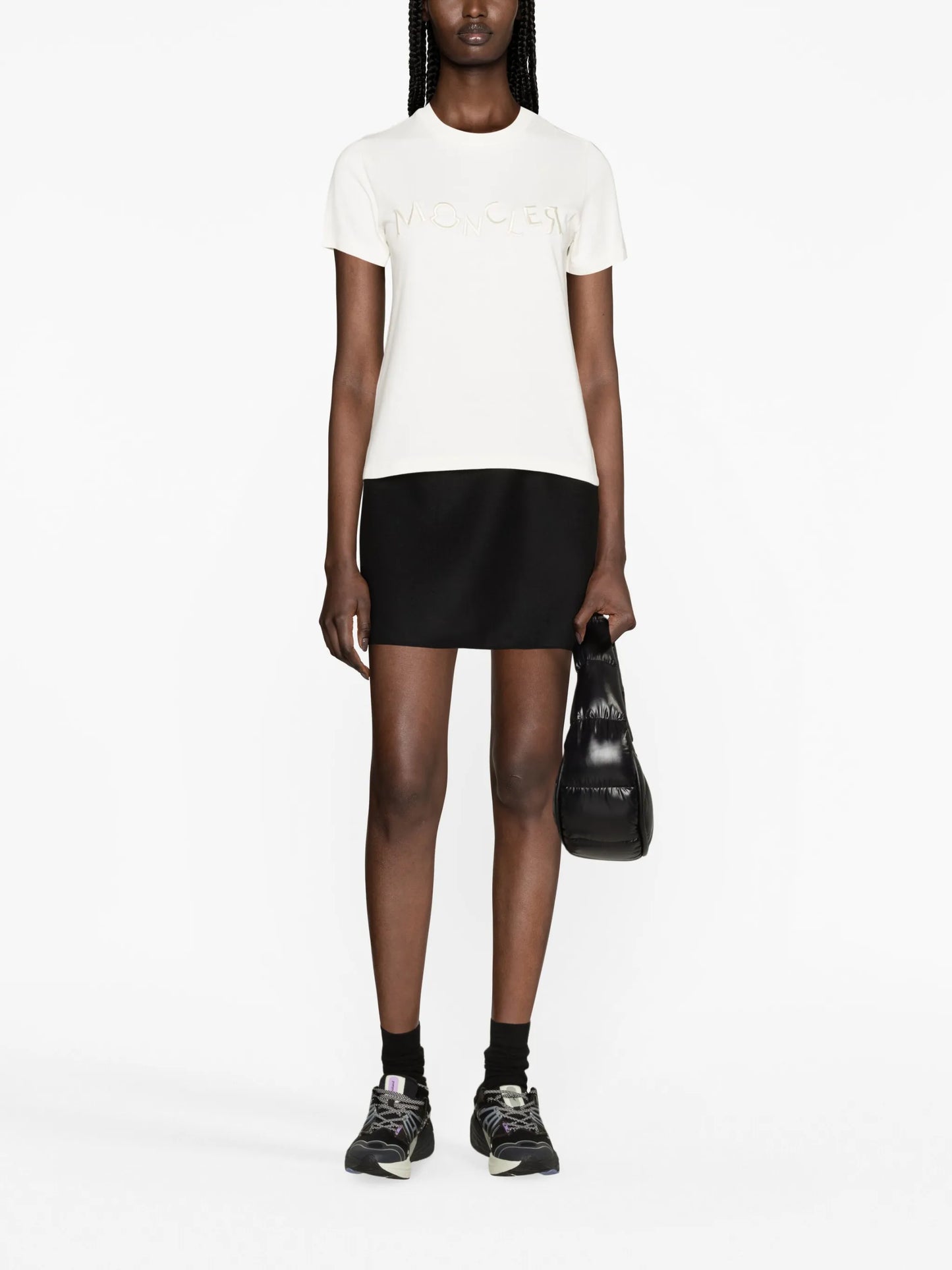 wool-cashmere miniskirt