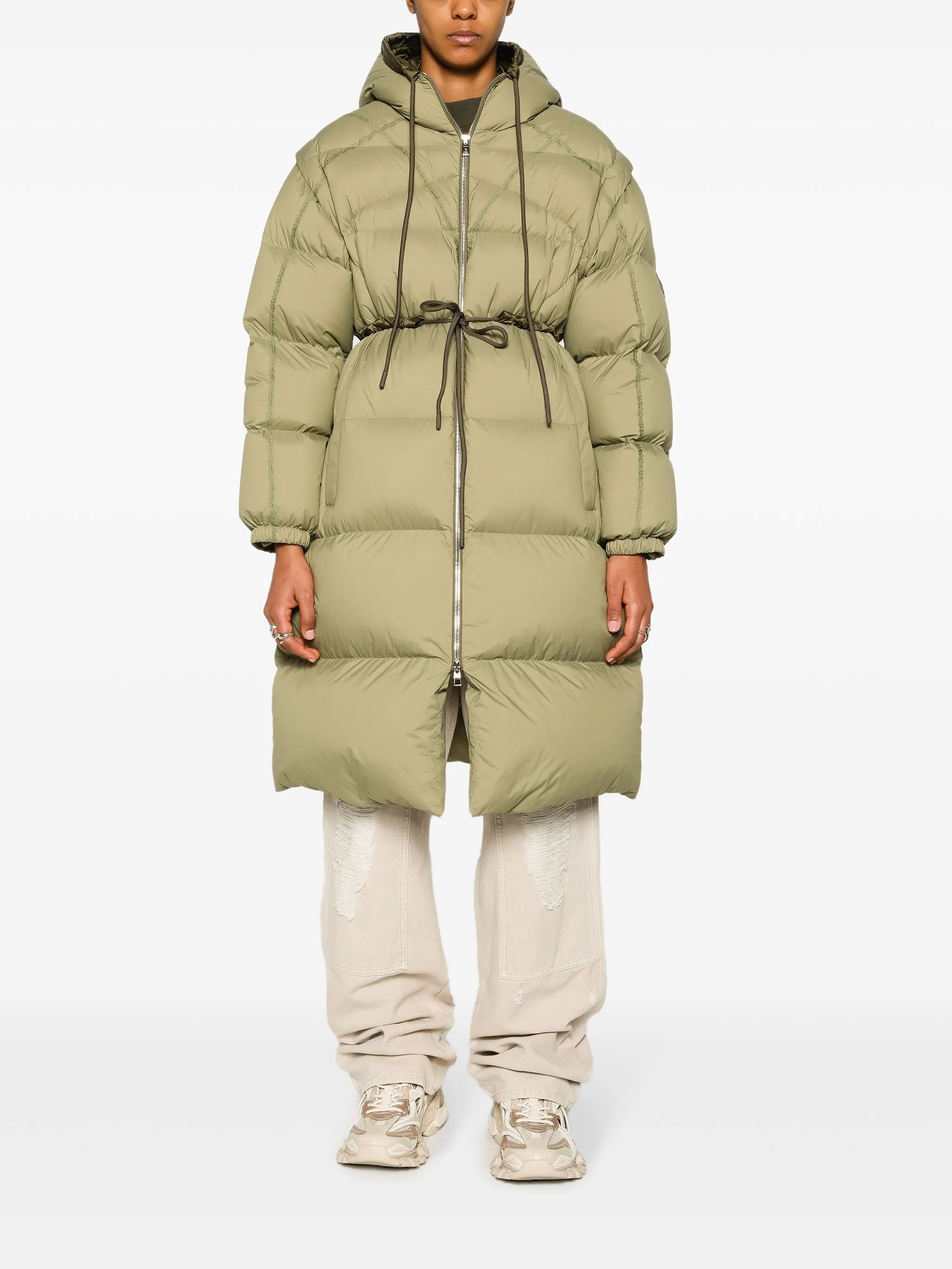 Roquette quilted parka coat
