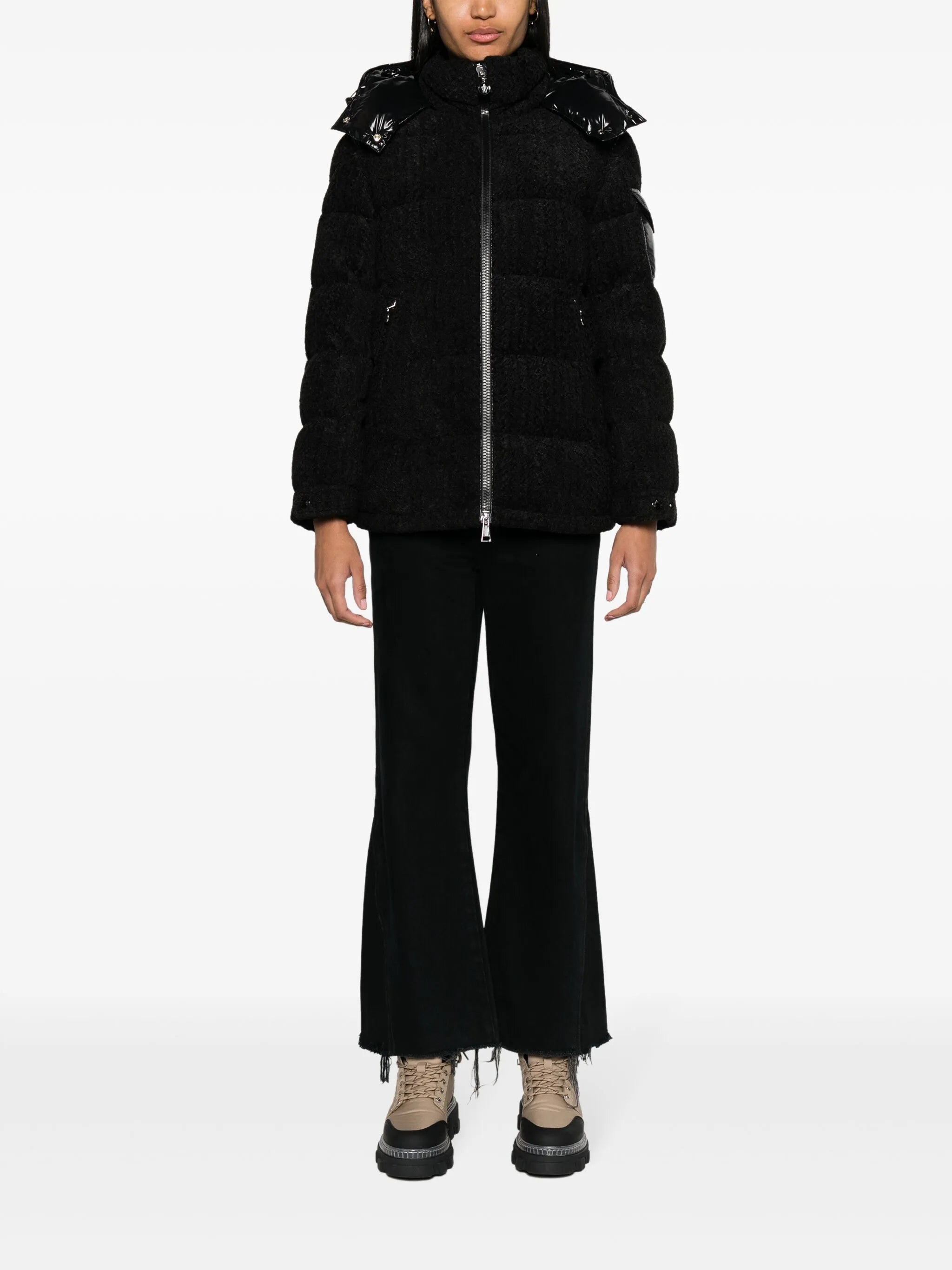 Oreti short down jacket