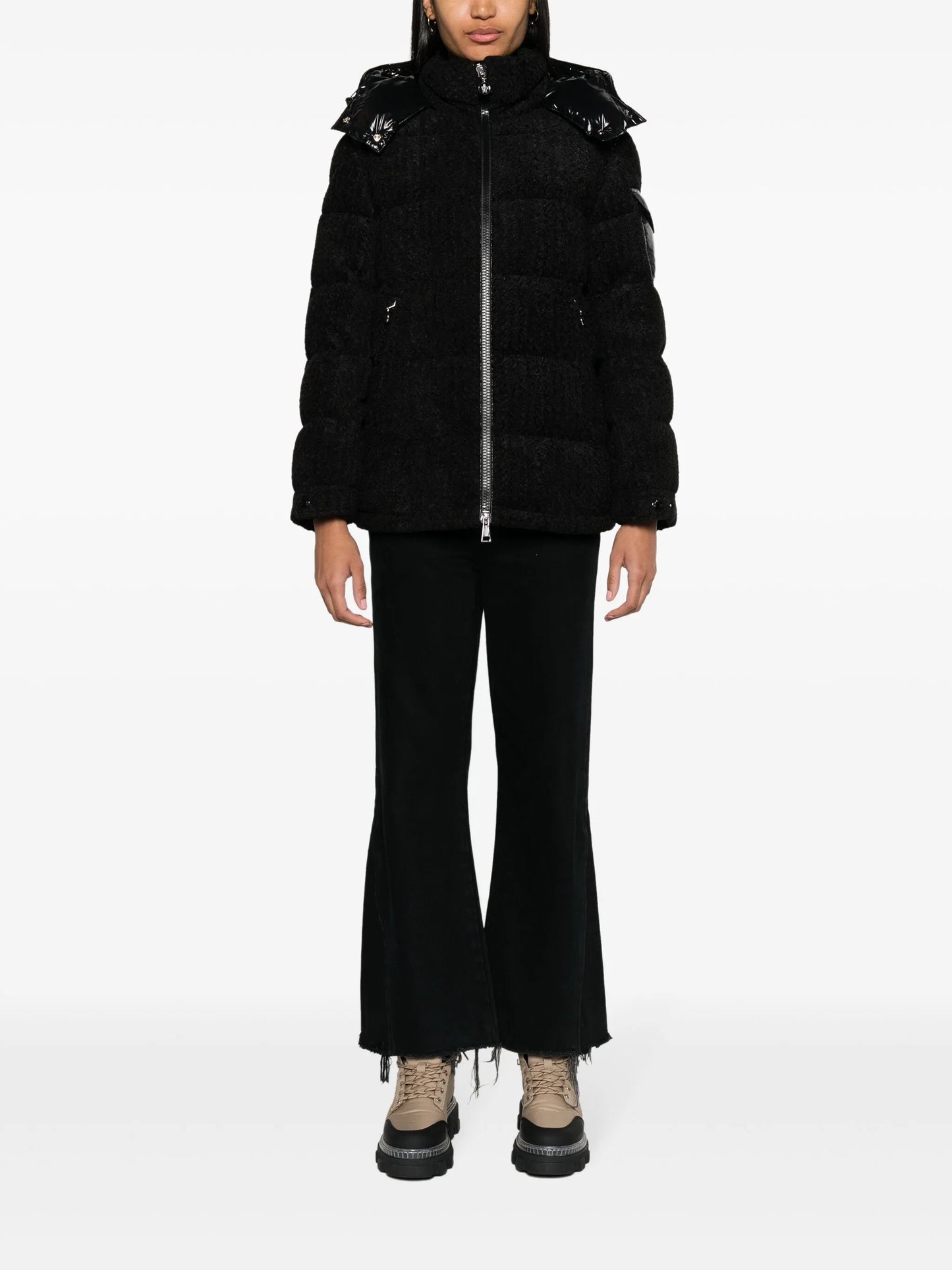 Oreti short down jacket