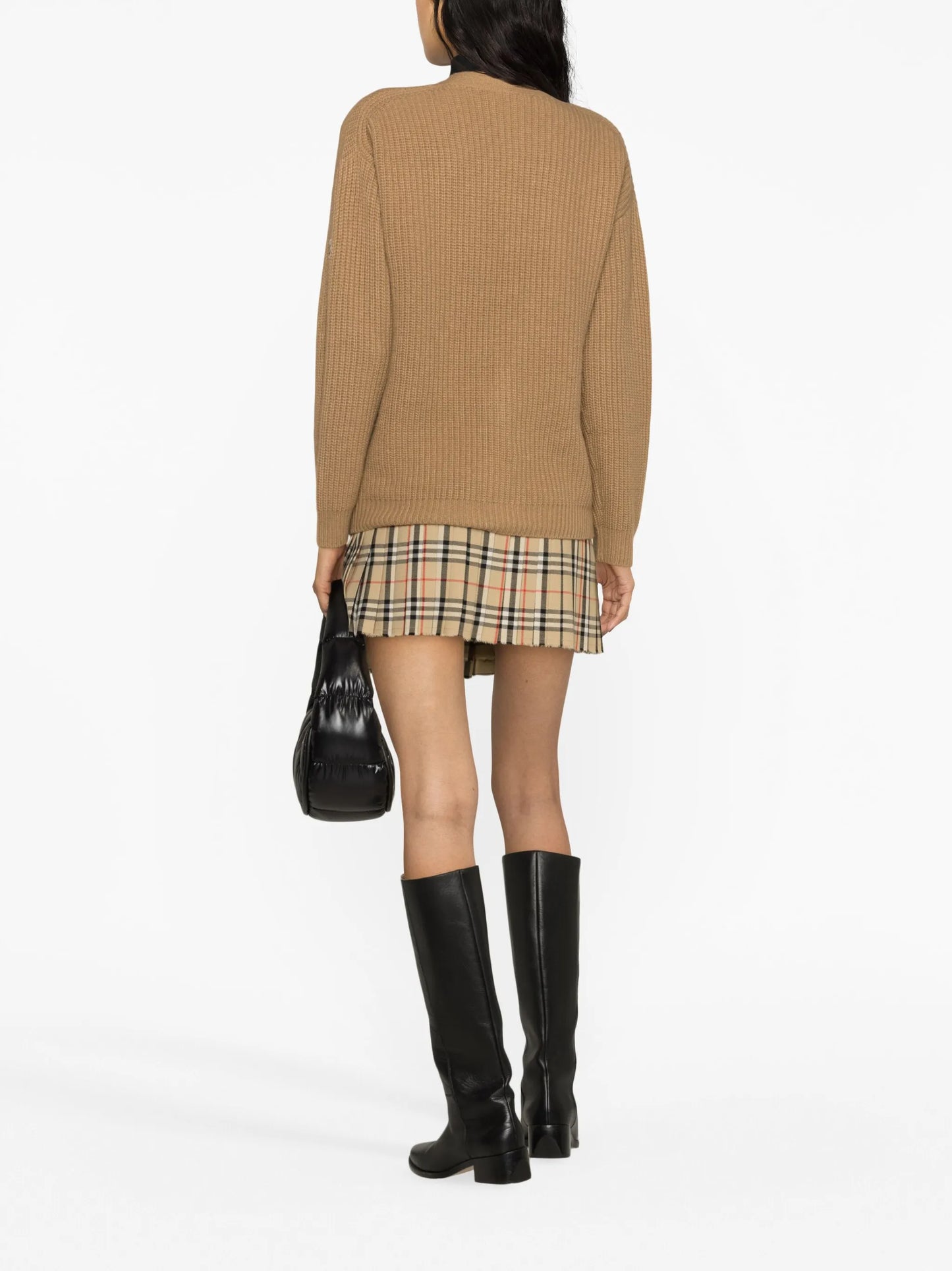 wool-blend cardigan
