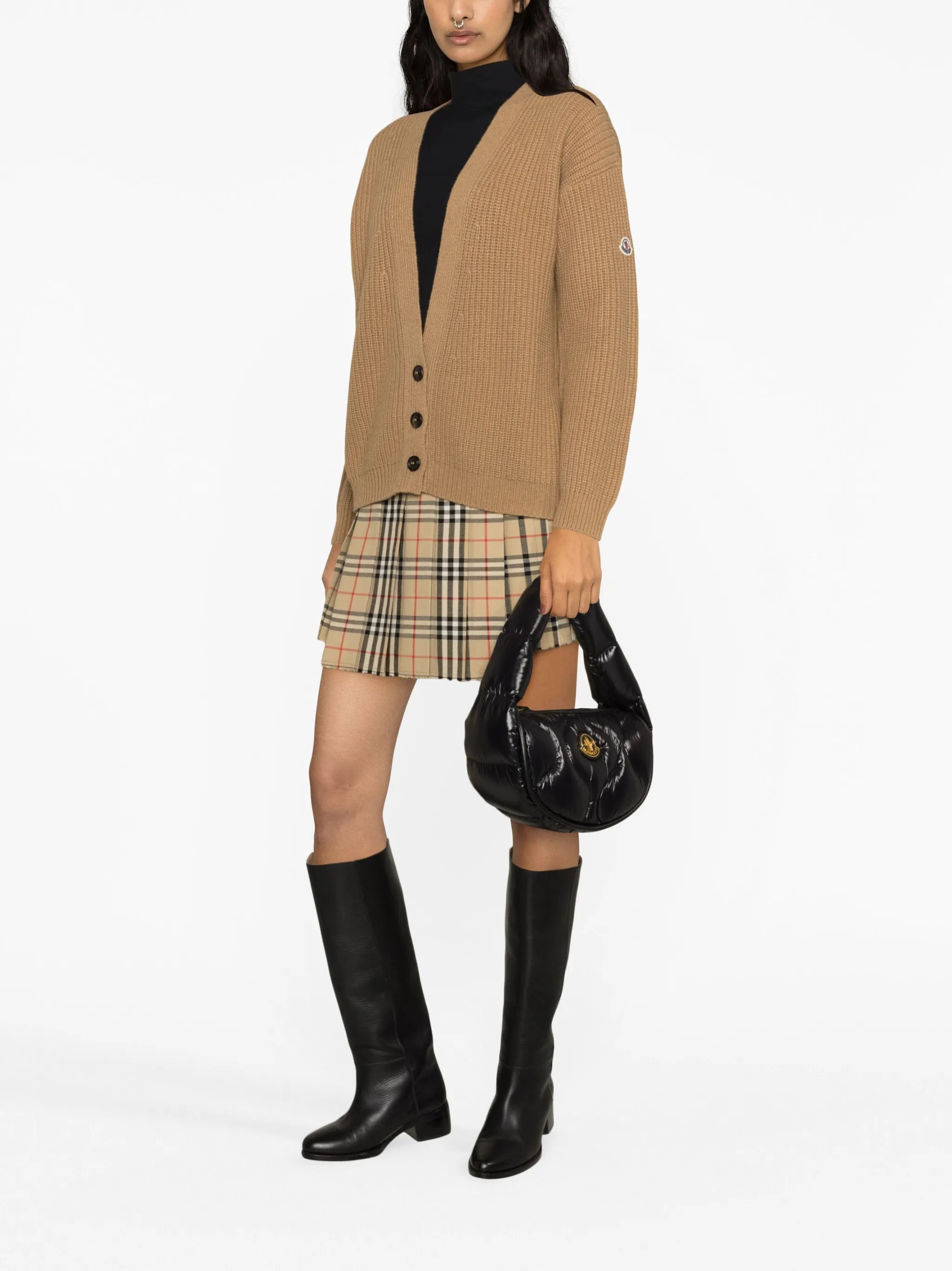 wool-blend cardigan