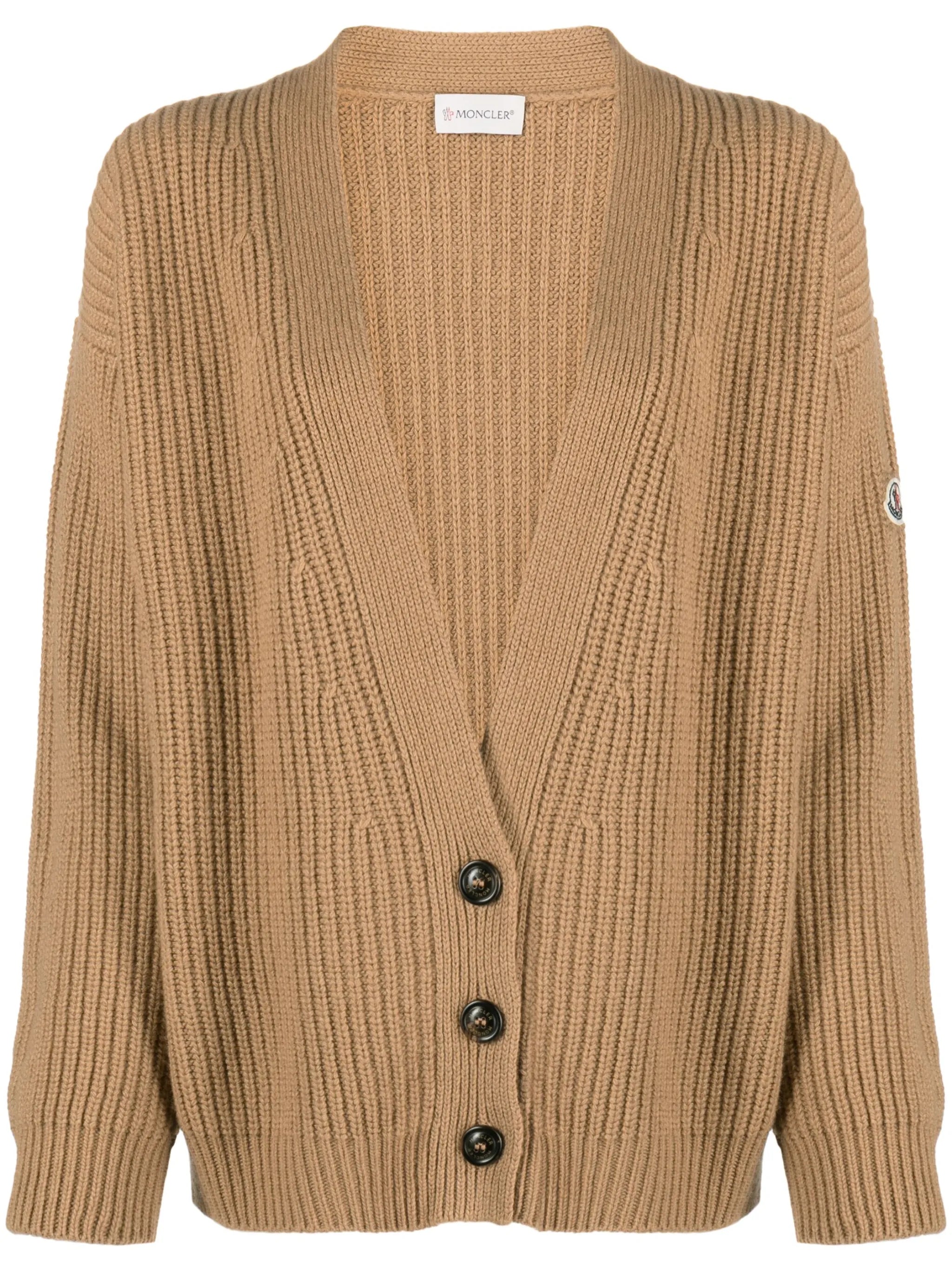 wool-blend cardigan