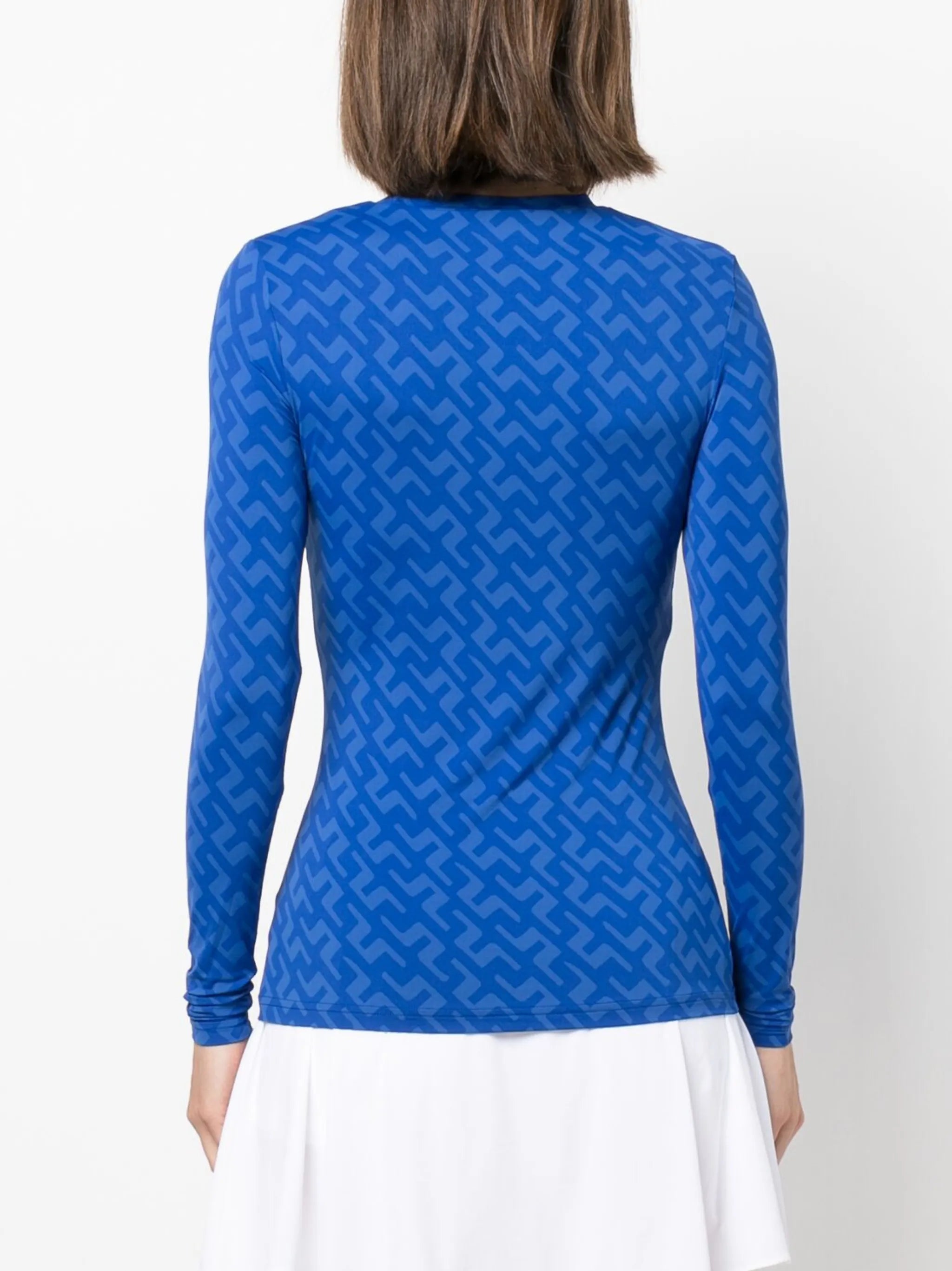 logo-print compression top
