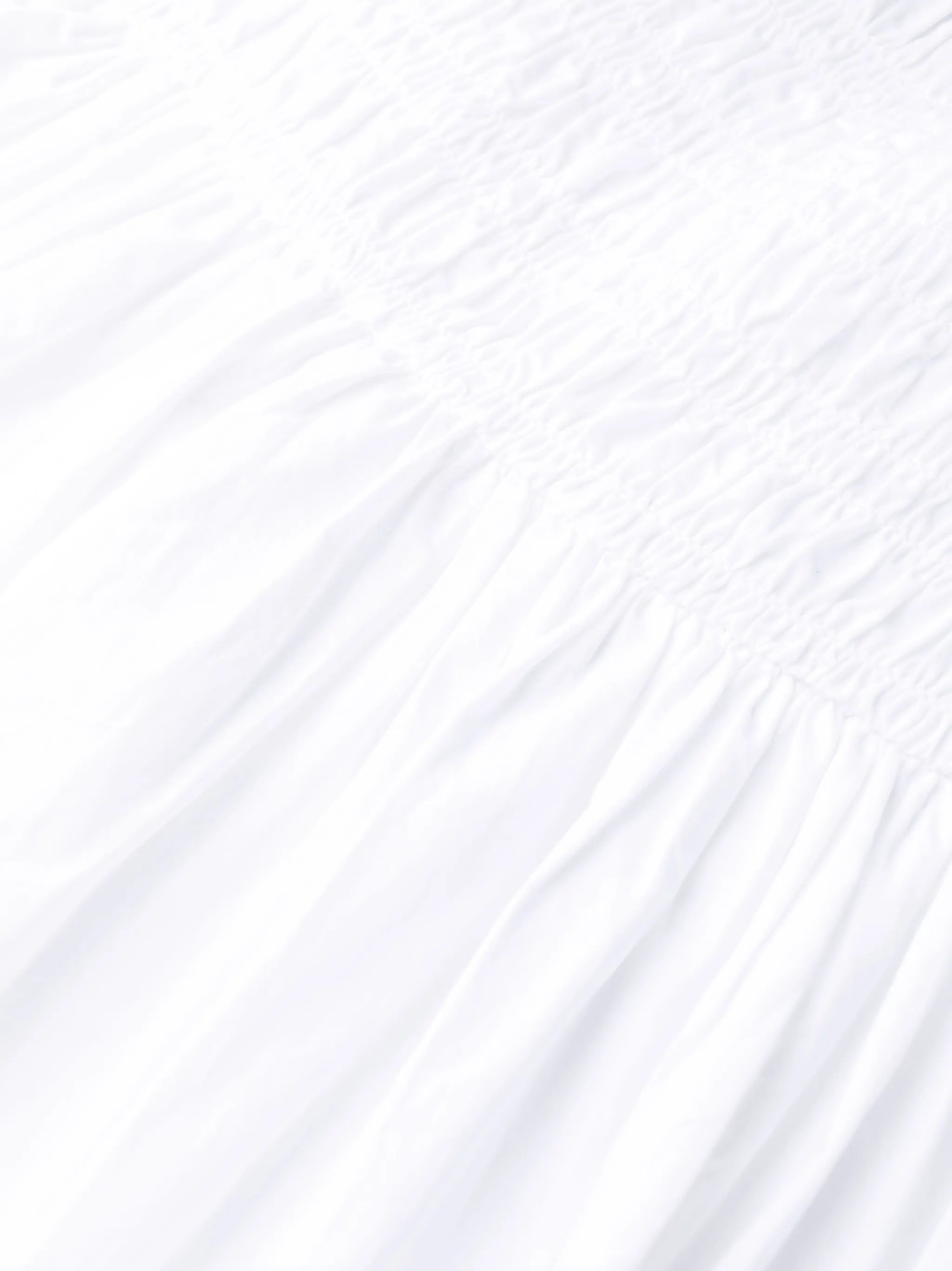 puff-sleeve organic cotton dress