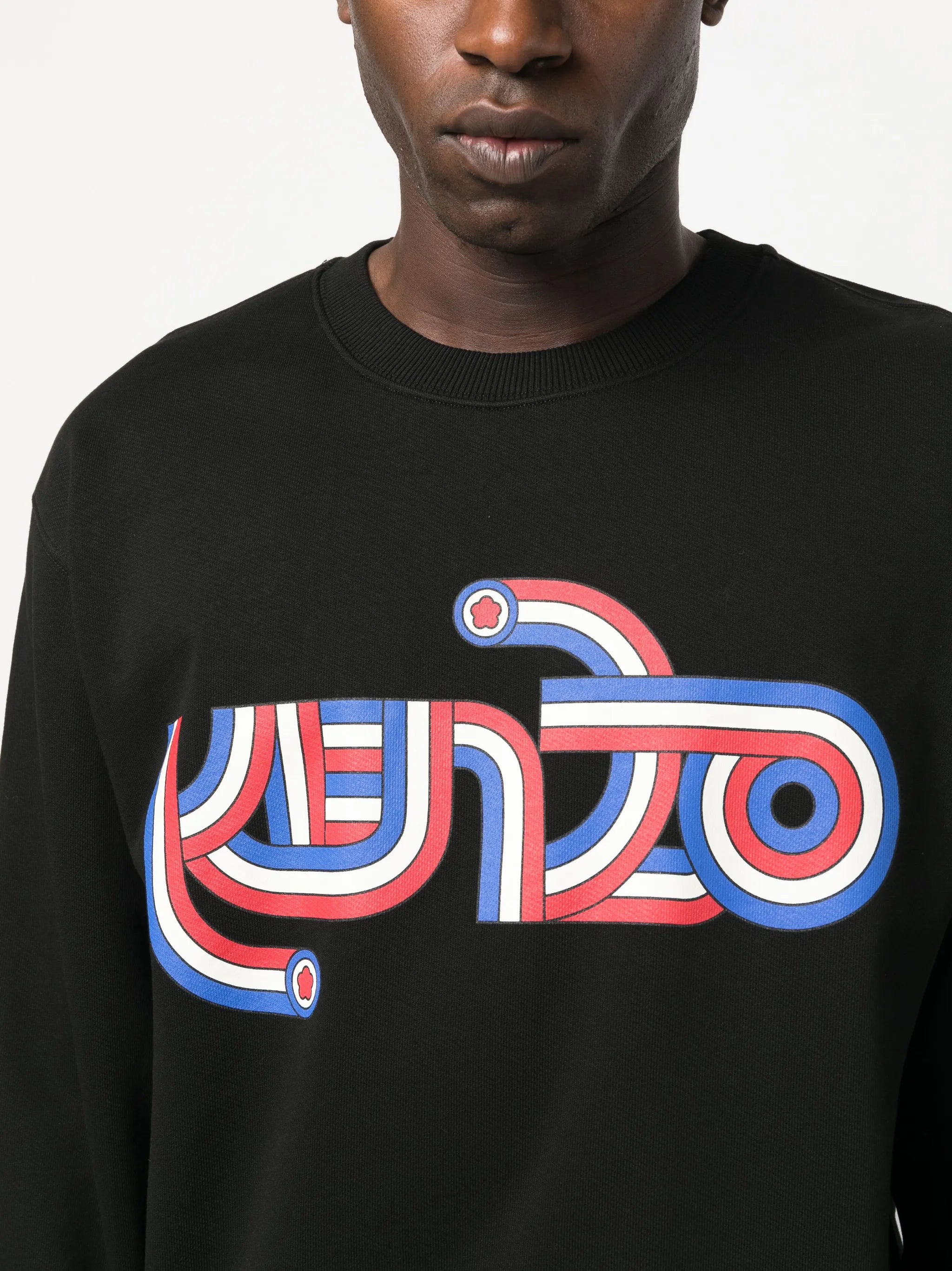 logo-print cotton sweatshirt