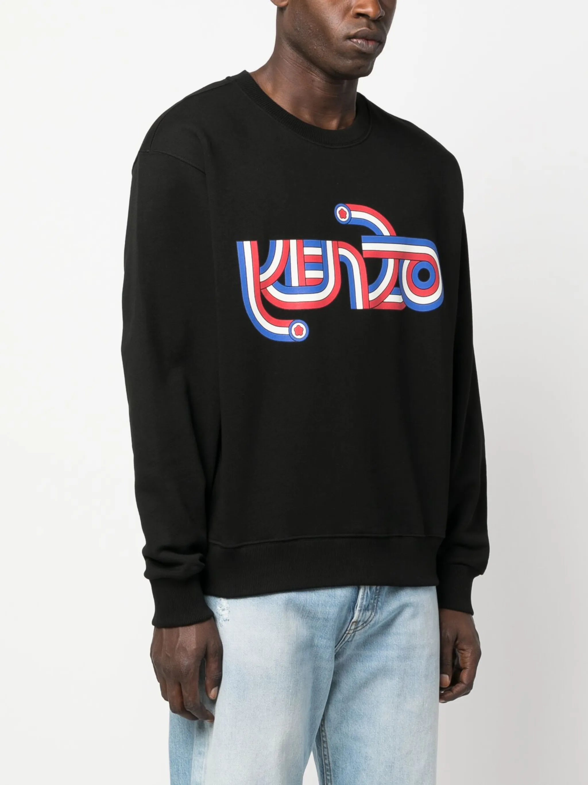 logo-print cotton sweatshirt