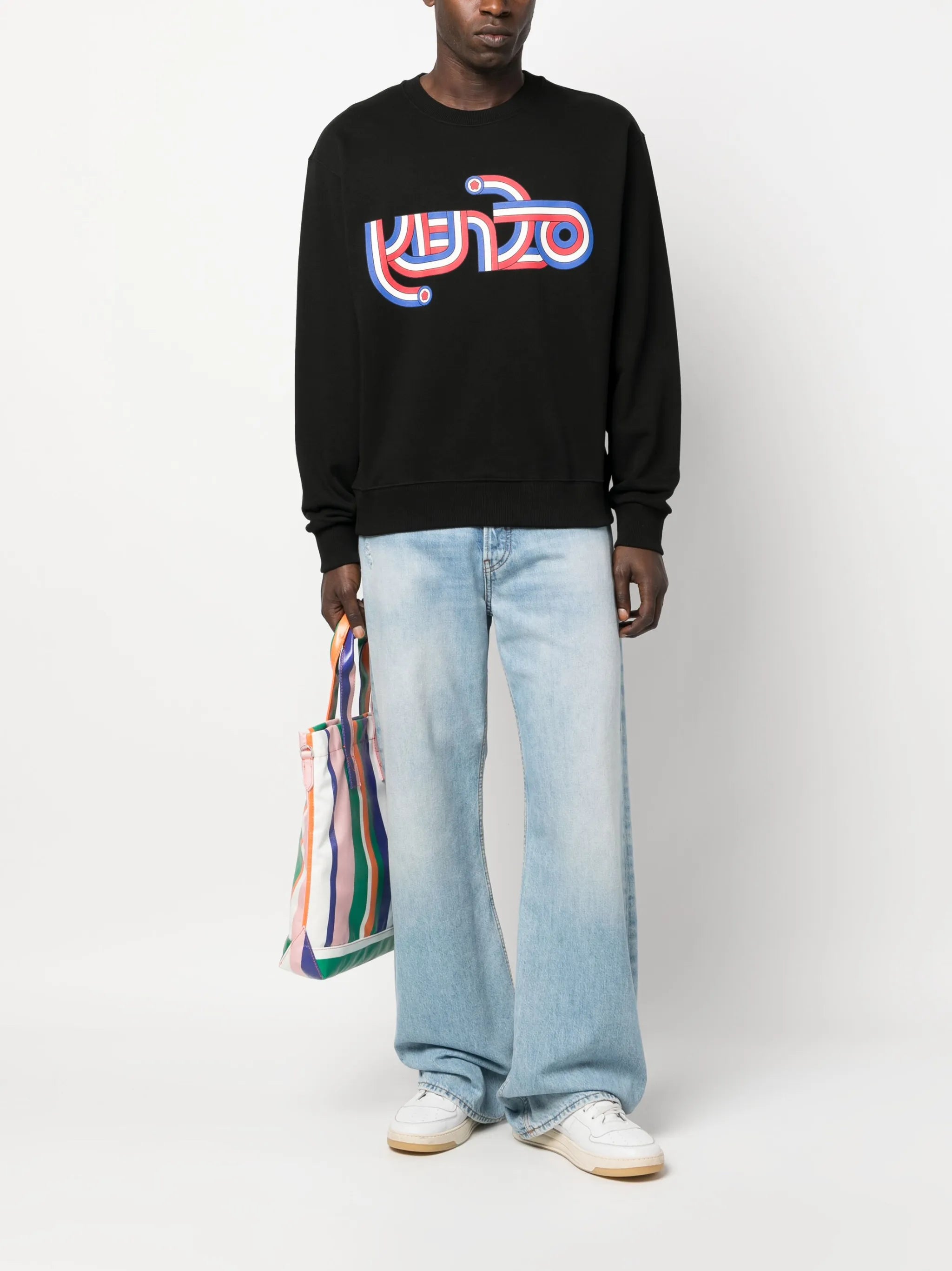 logo-print cotton sweatshirt