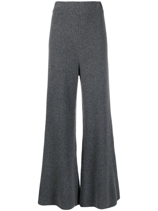 cashmere wide-leg trousers
