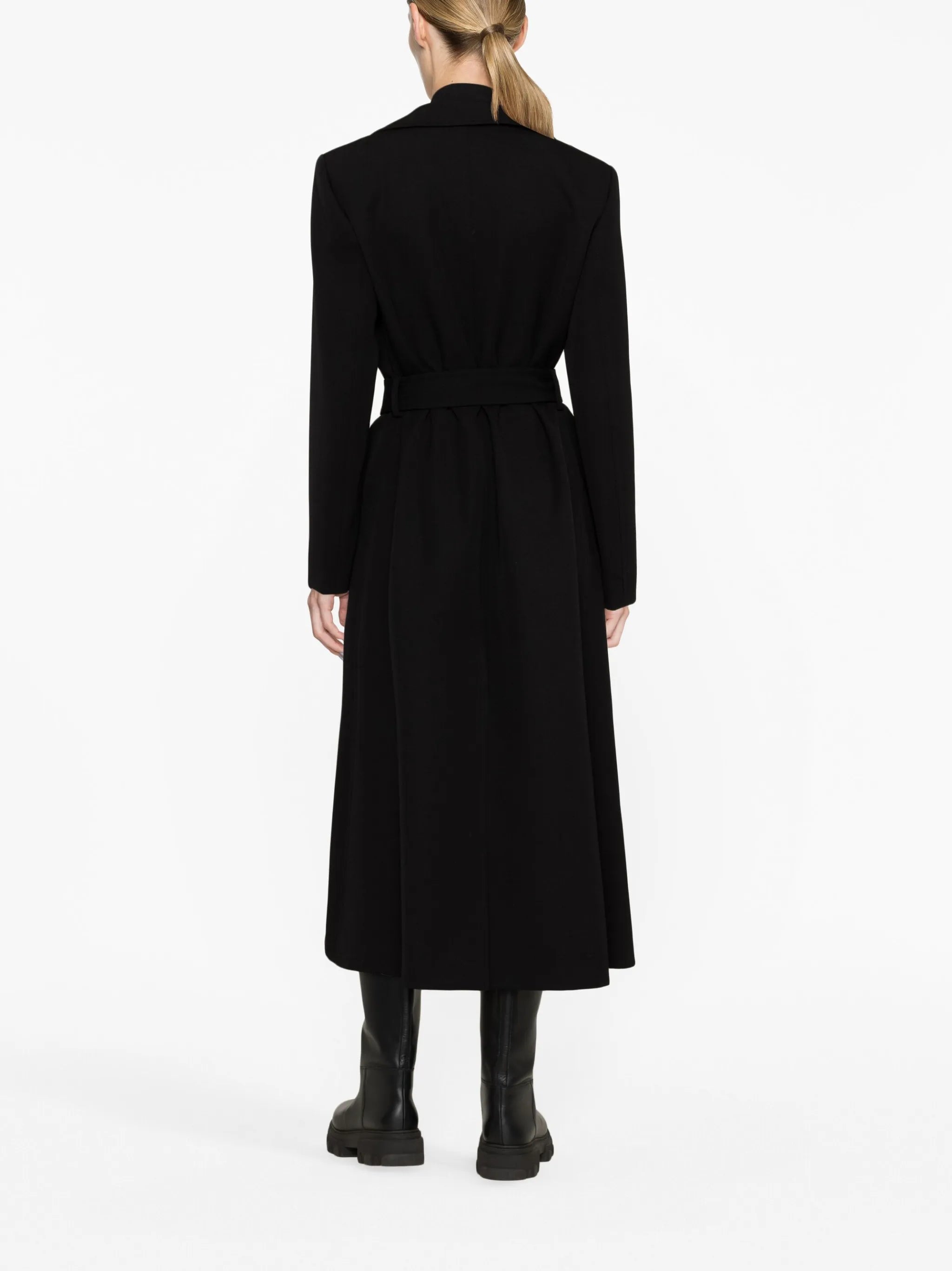 belted virgin wool coat
