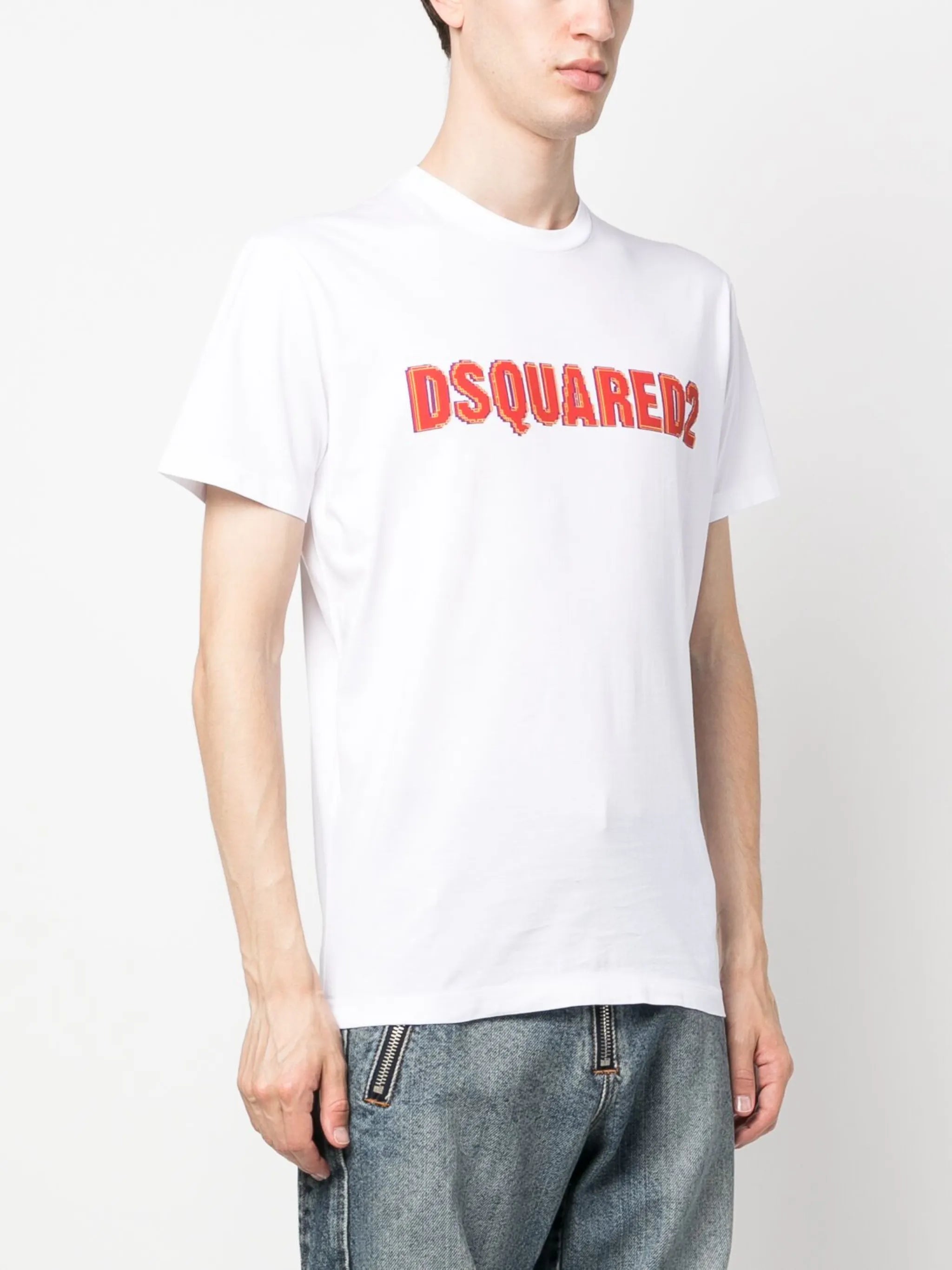 logo-print cotton T-shirt
