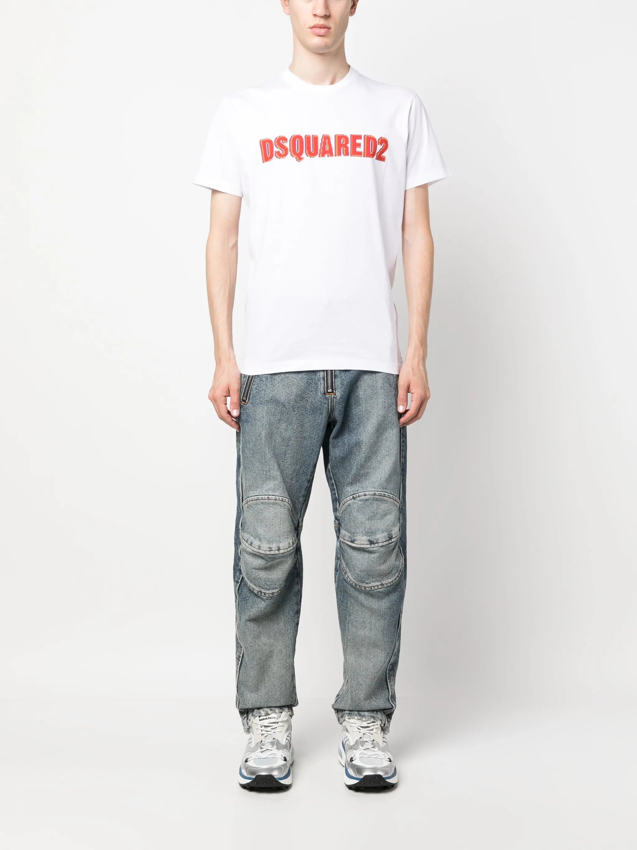logo-print cotton T-shirt