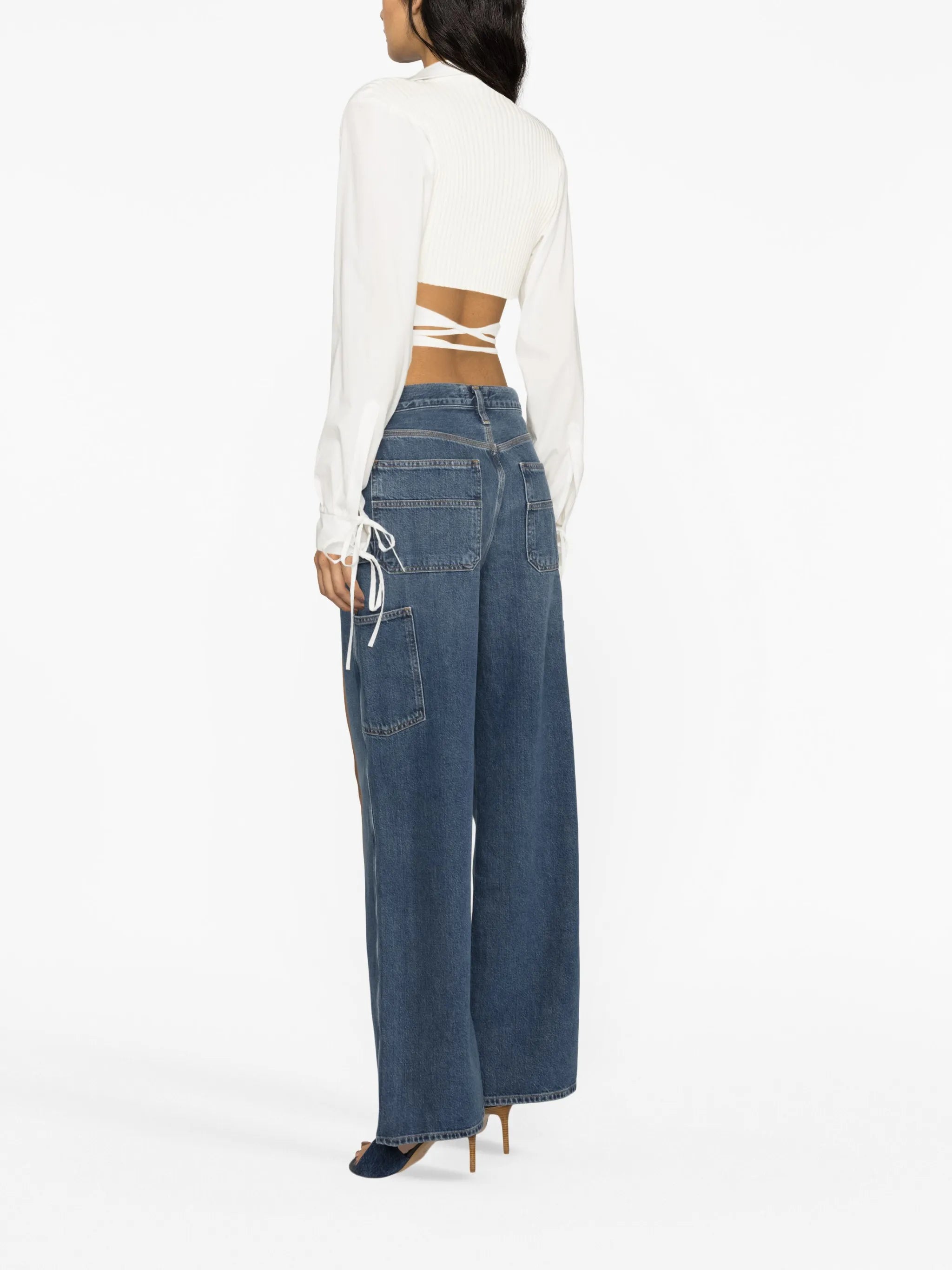 wide-leg jeans