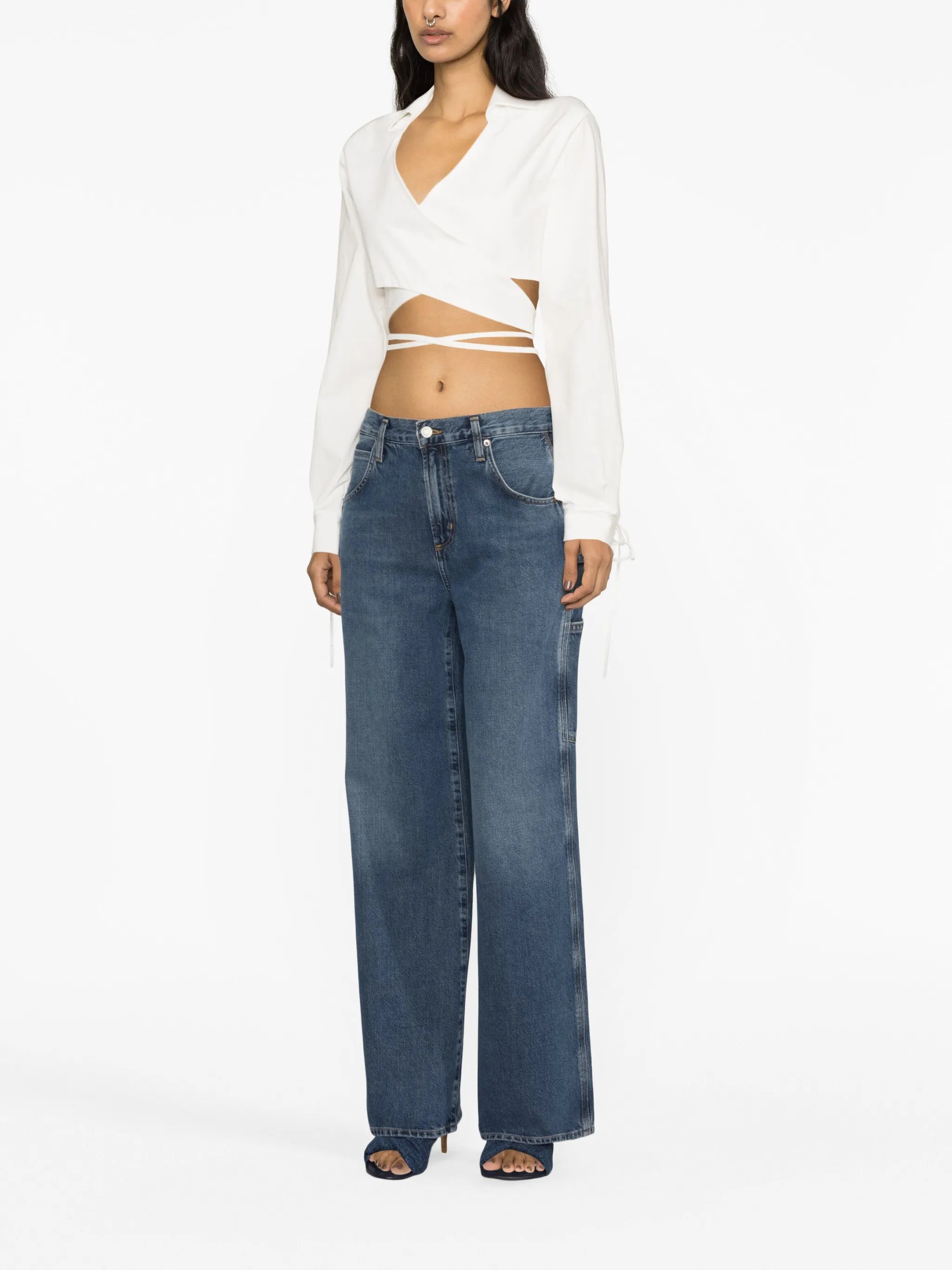 wide-leg jeans