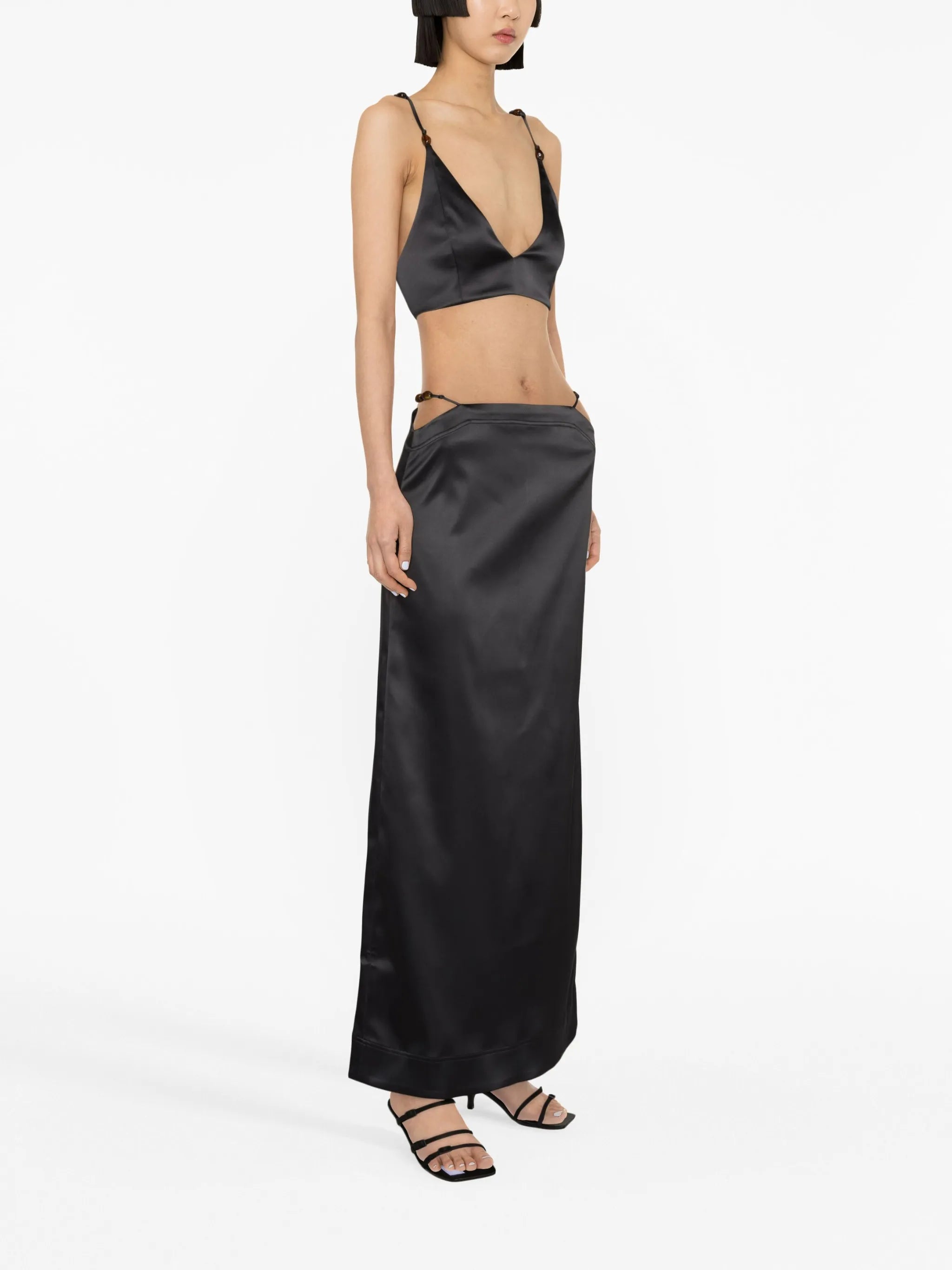 satin bralette top
