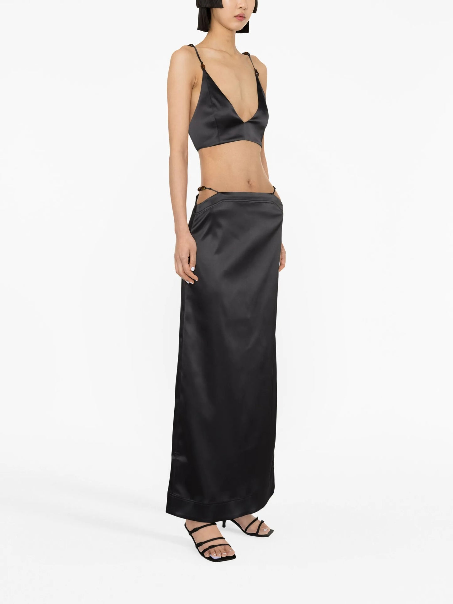 satin bralette top