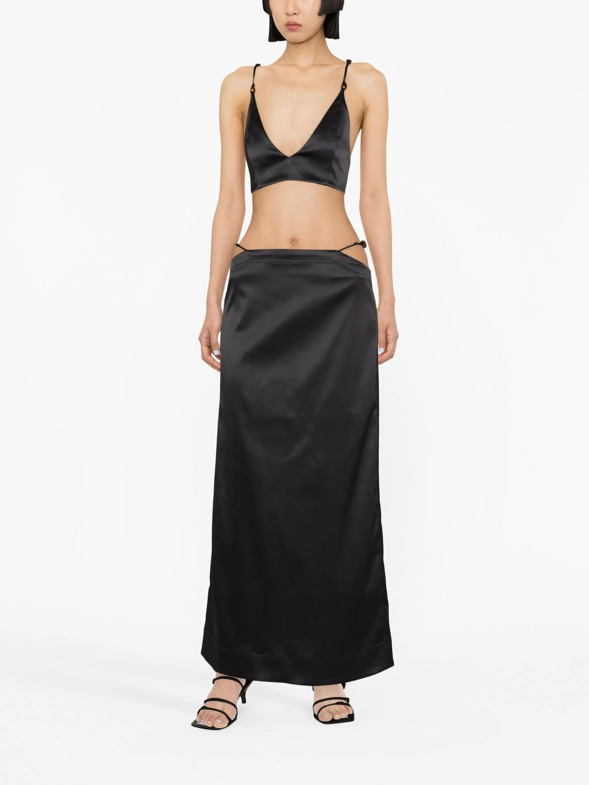 satin bralette top