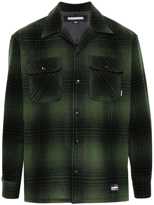 checked flannel shirt