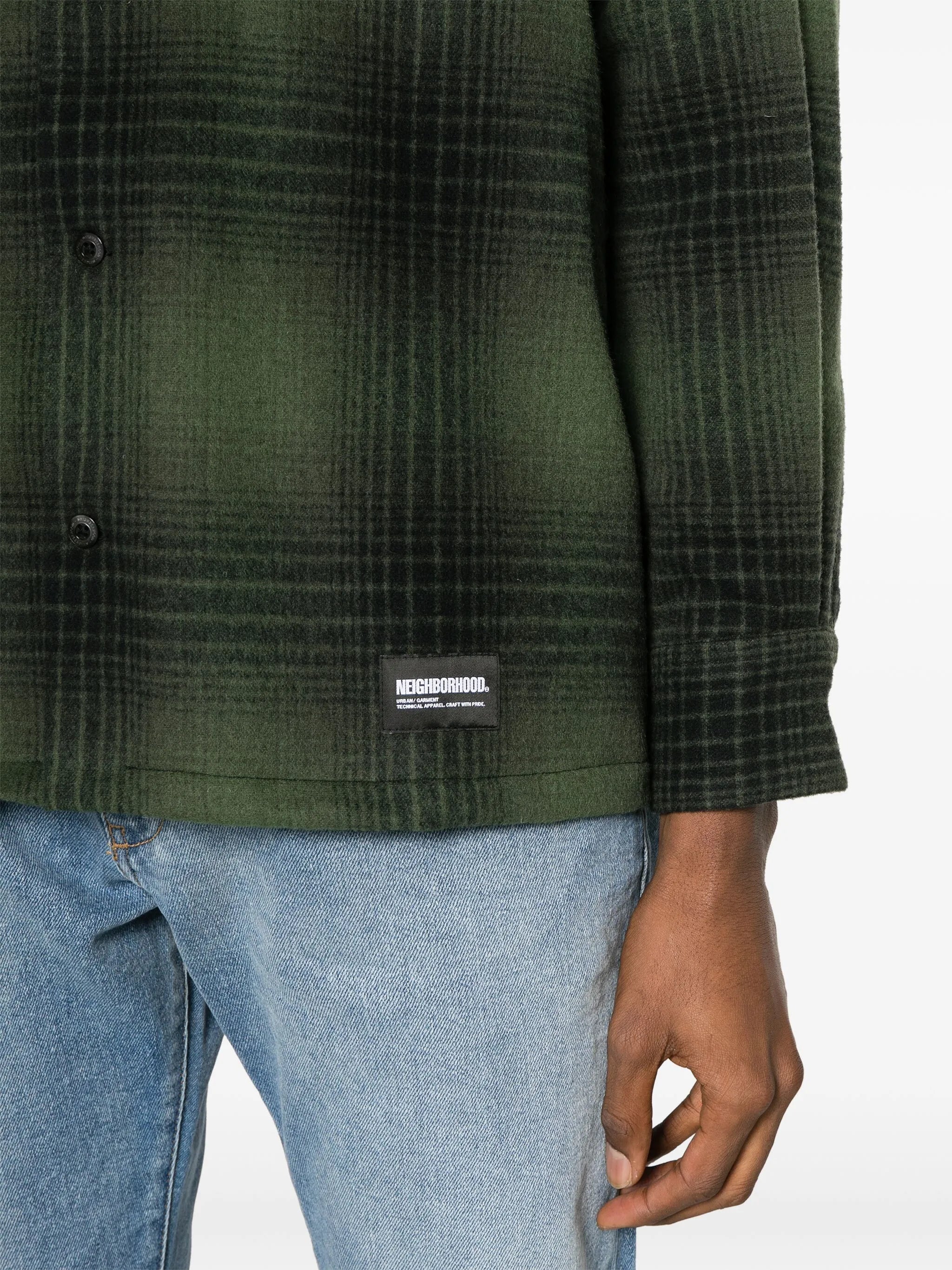 checked flannel shirt