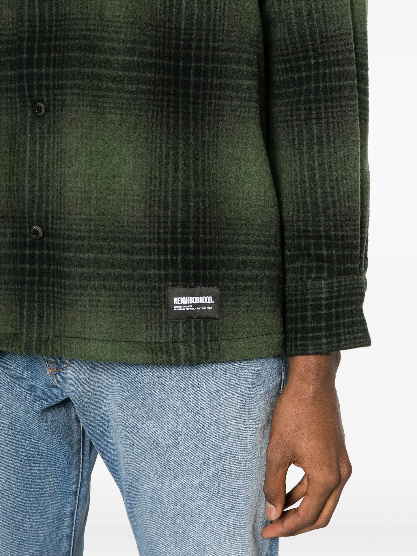 checked flannel shirt