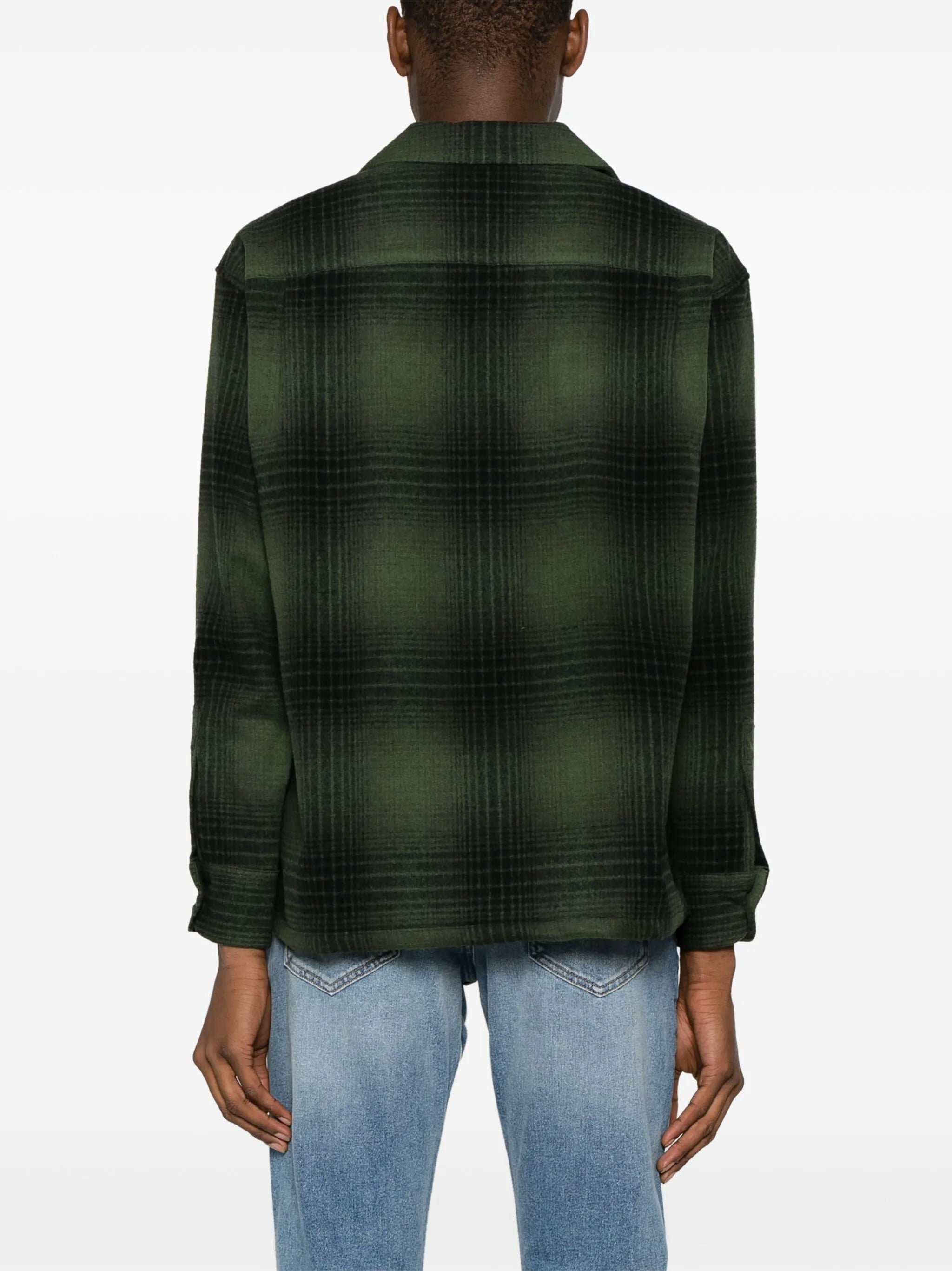 checked flannel shirt