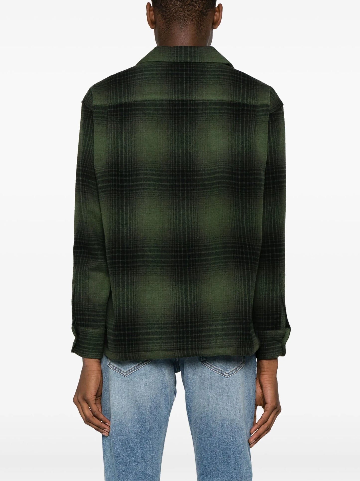 checked flannel shirt