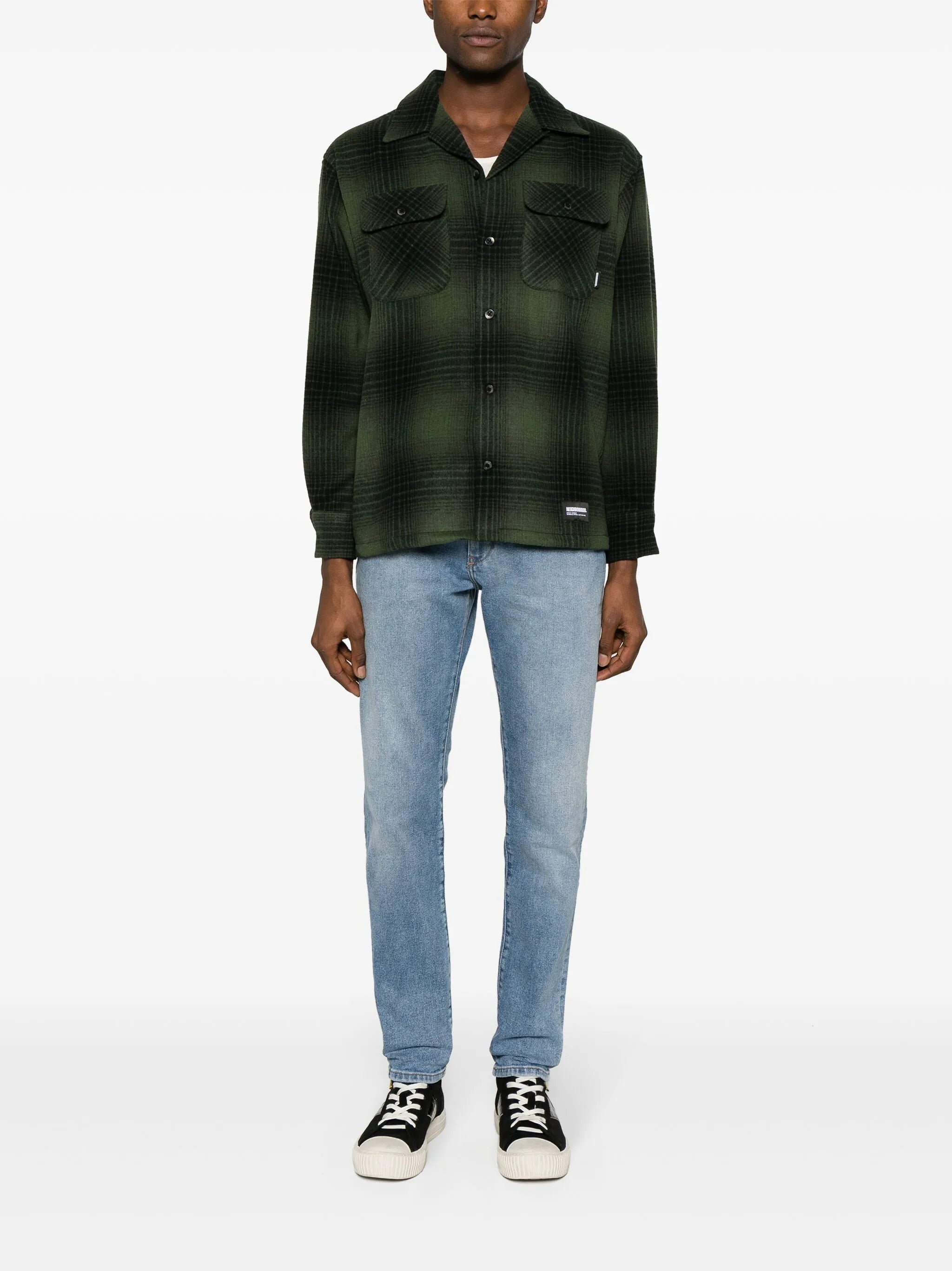 checked flannel shirt