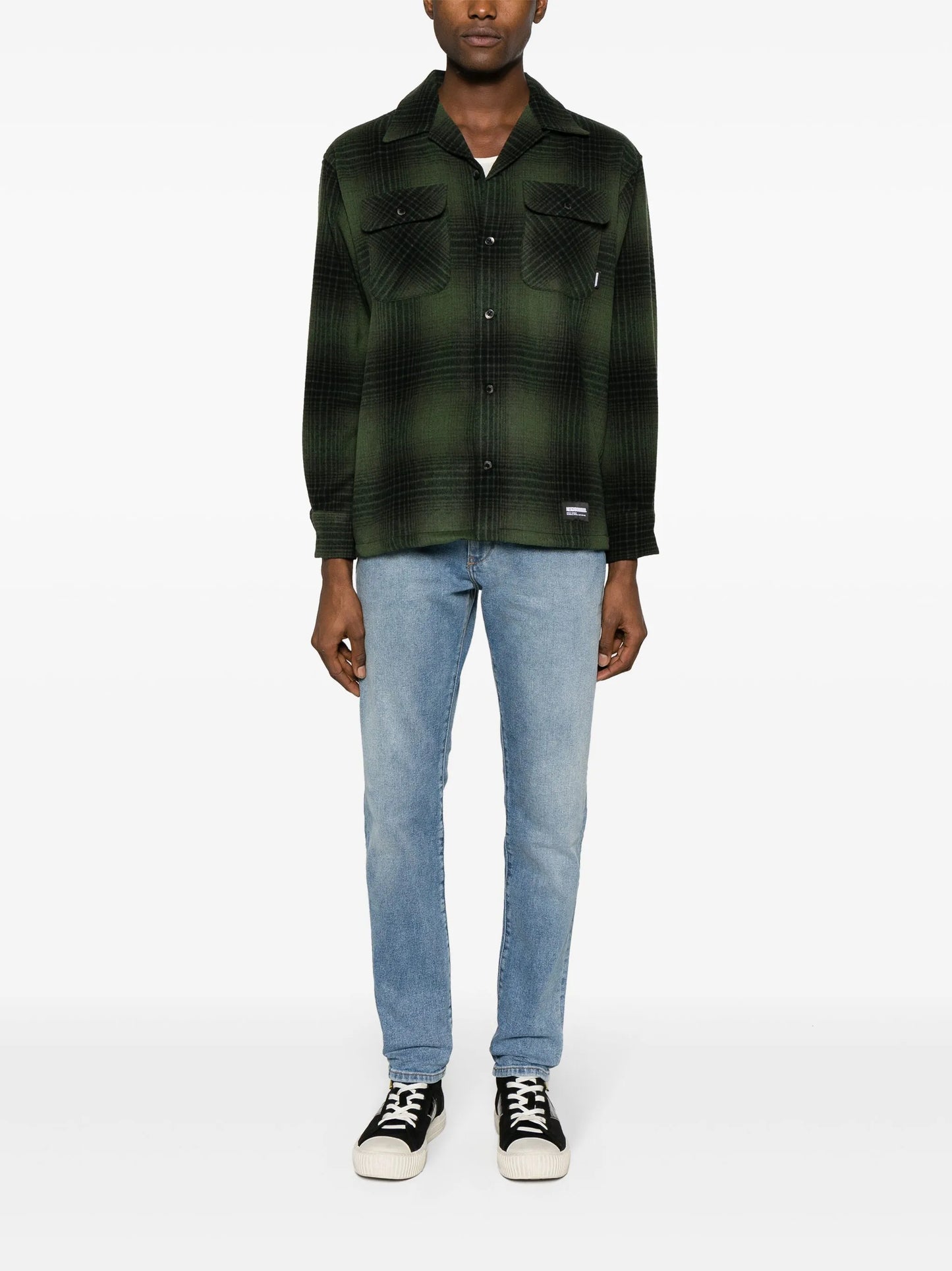 checked flannel shirt