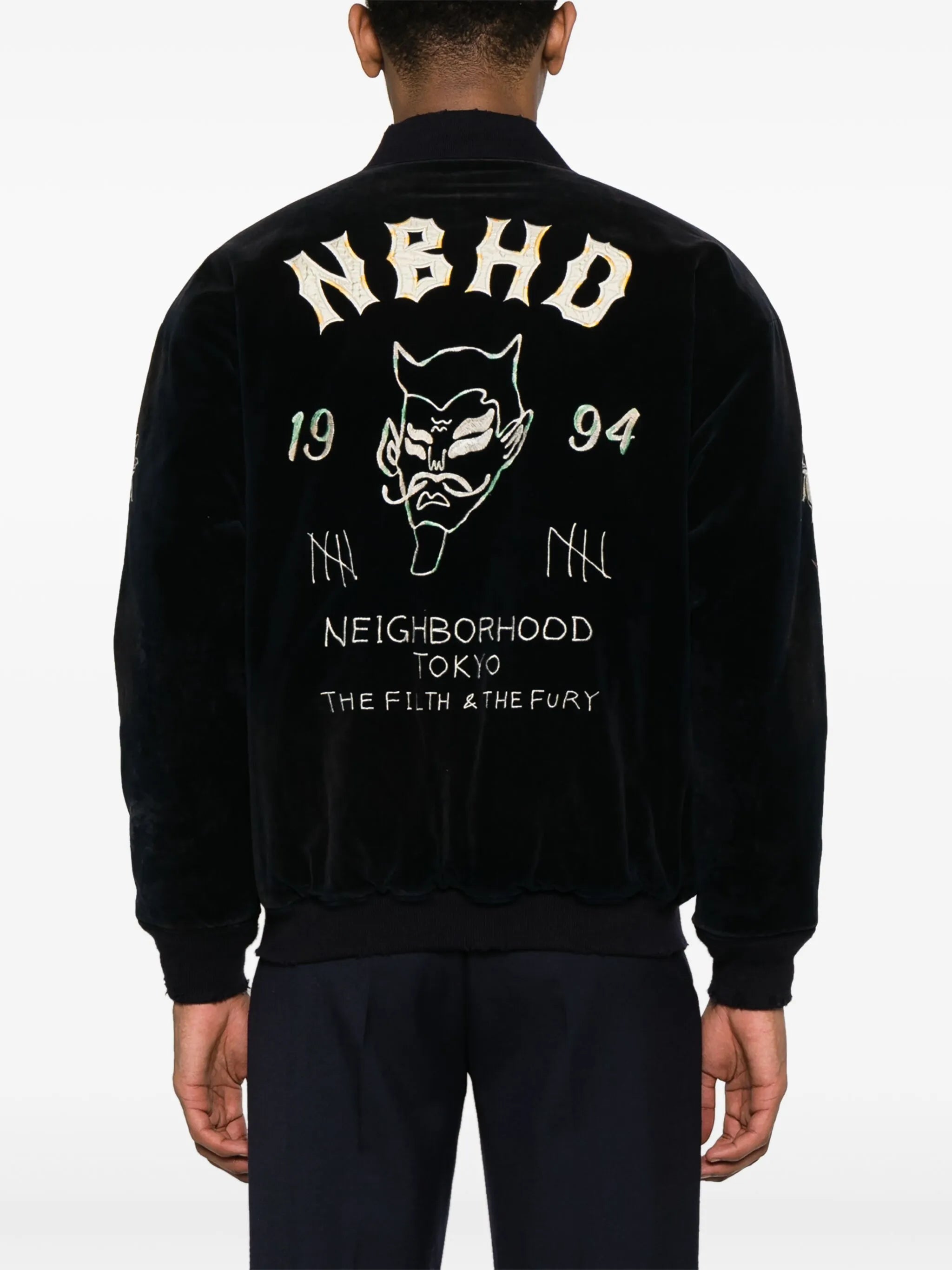 Savage velvet bomber jacket