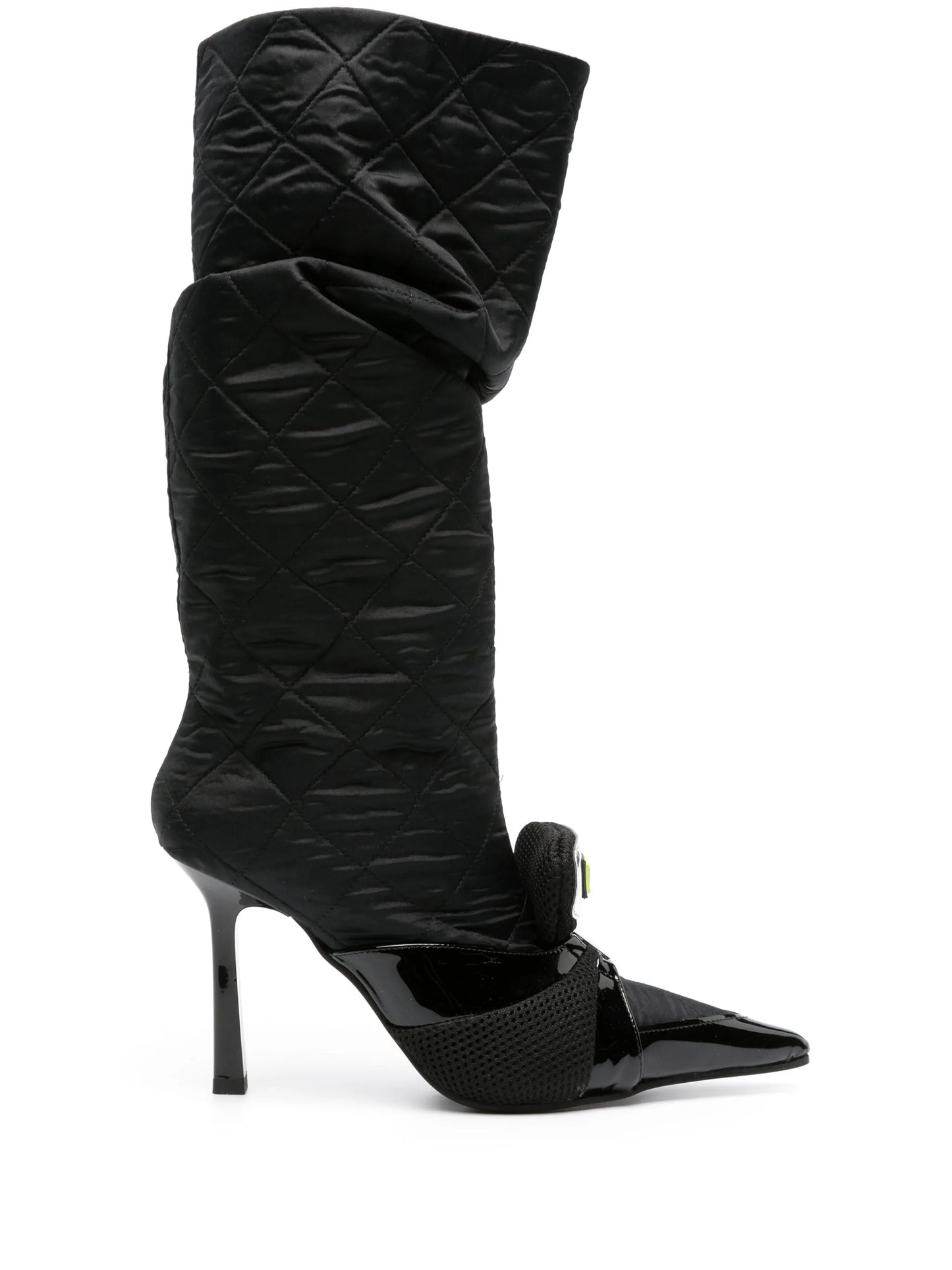 Tarantula 100mm knee-high boots