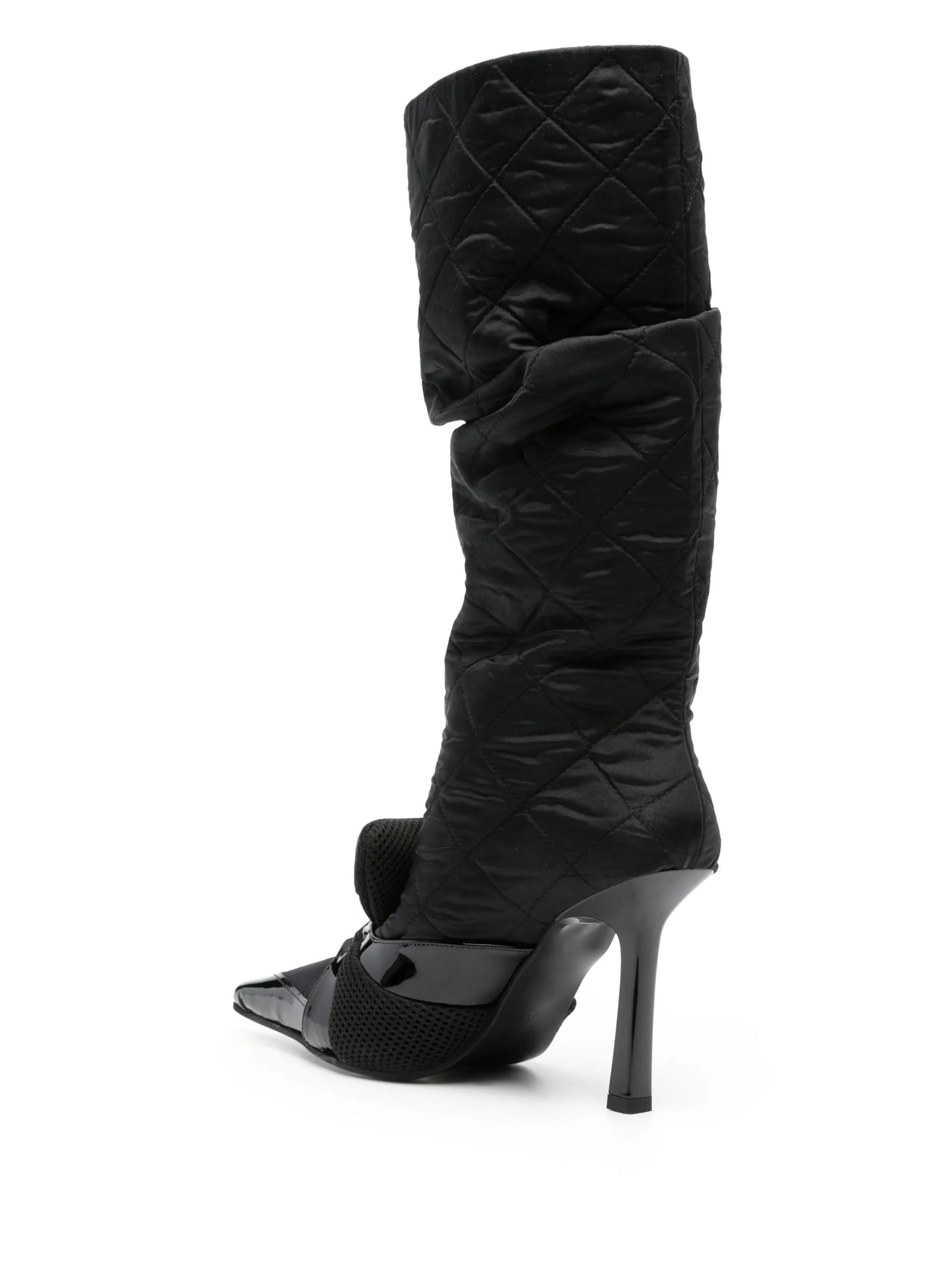 Tarantula 100mm knee-high boots