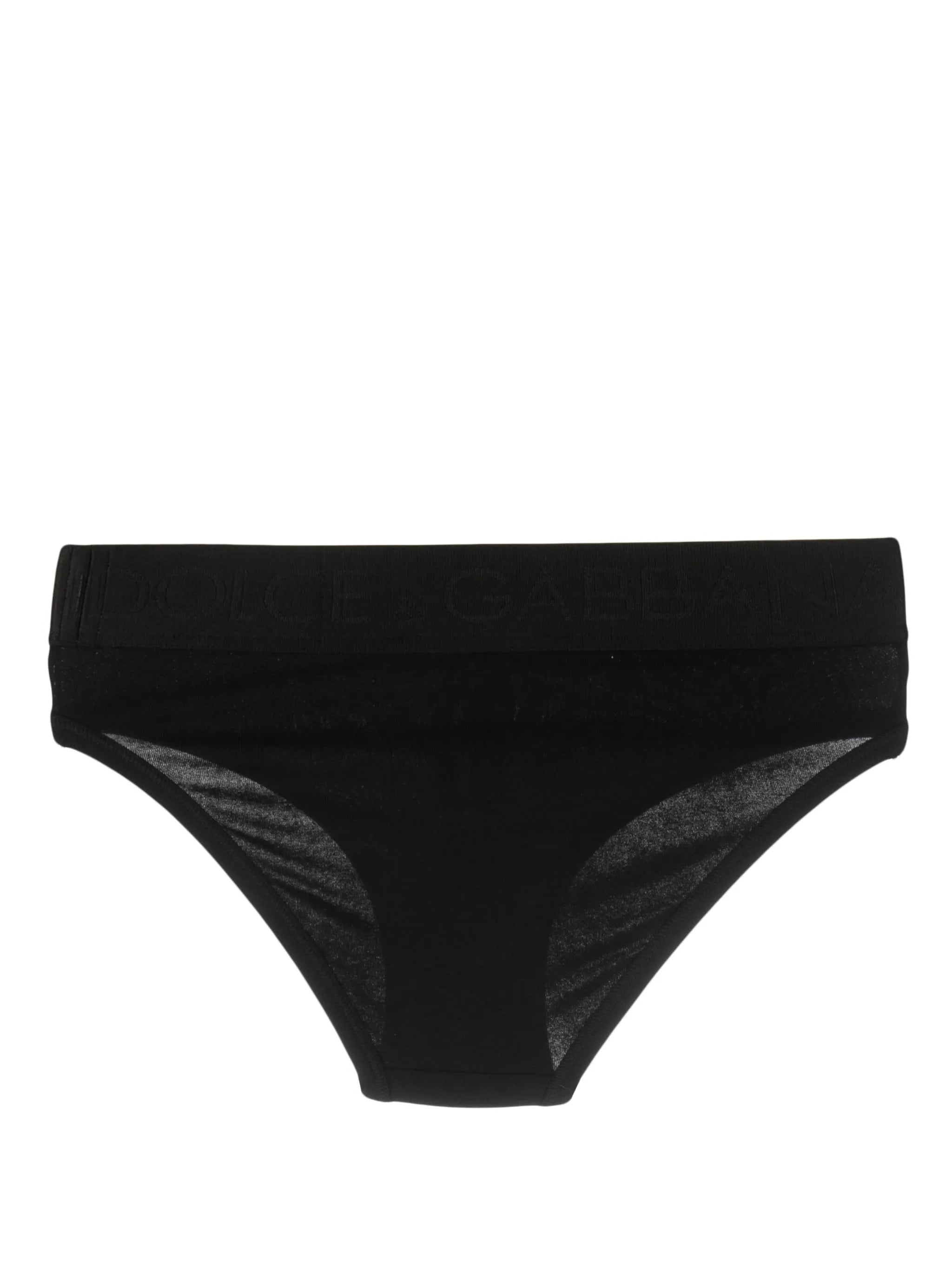 logo-tape slip-on briefs