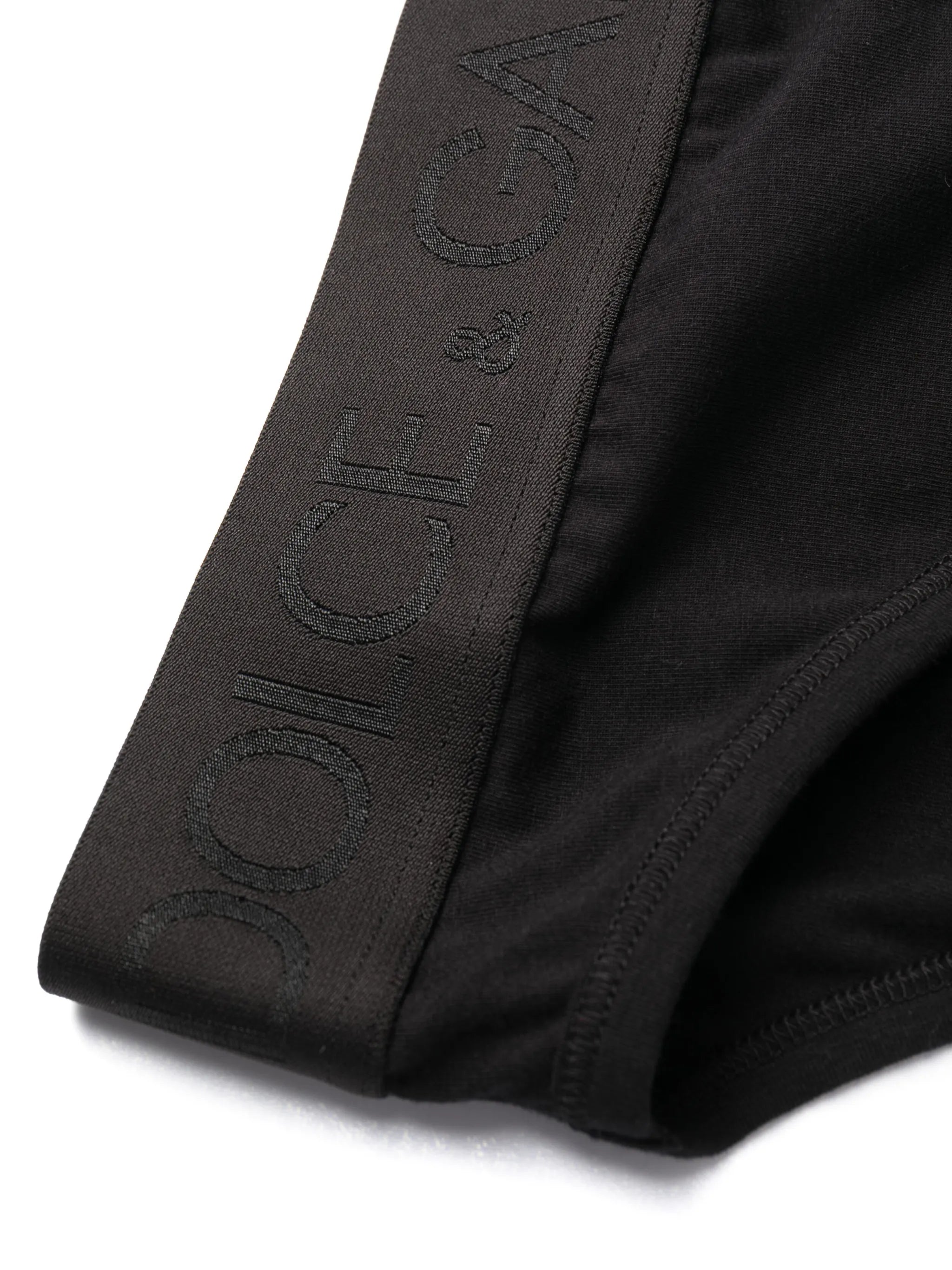 logo-tape slip-on briefs