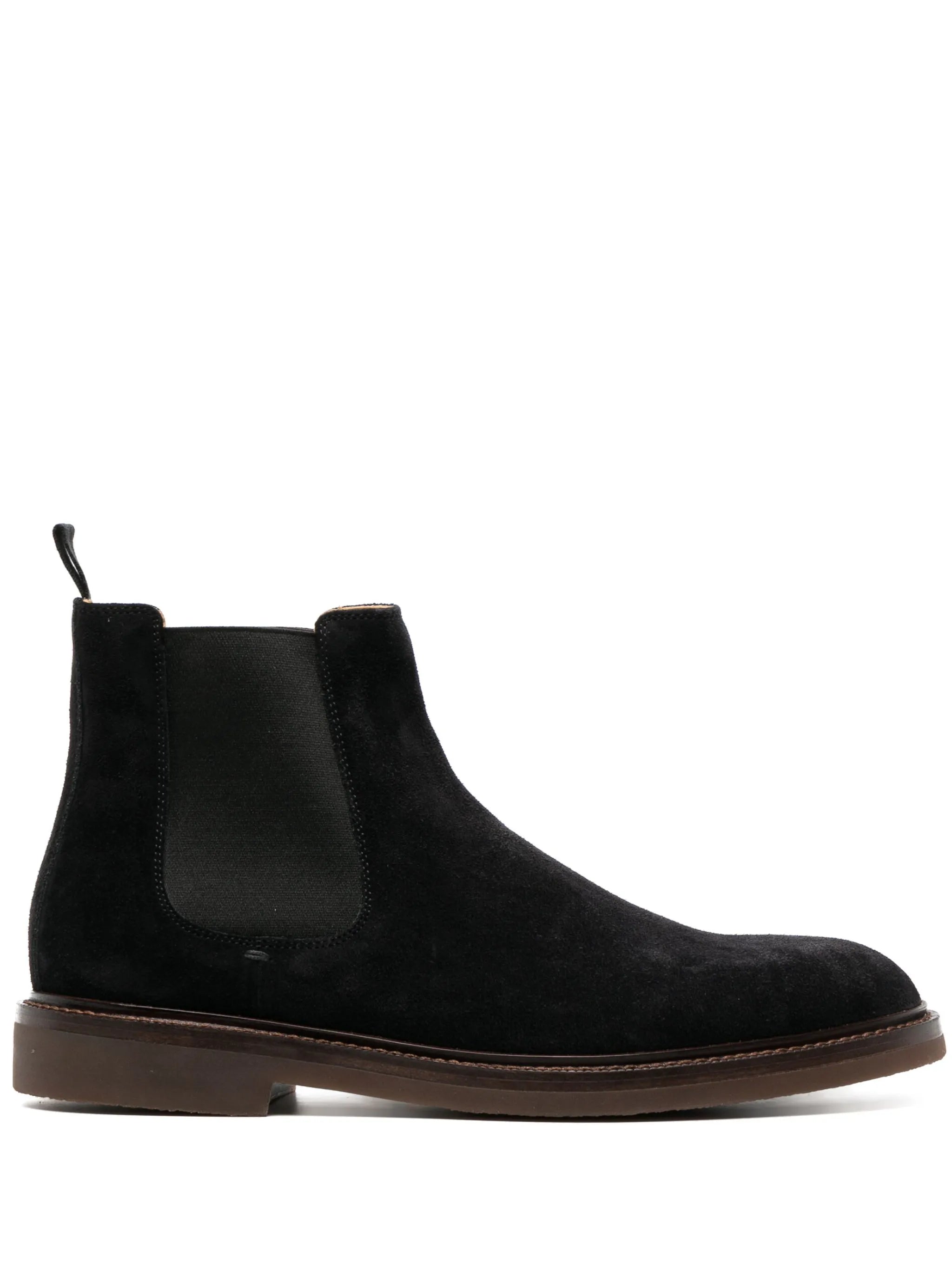 elasticated-panel chelsea leather boots