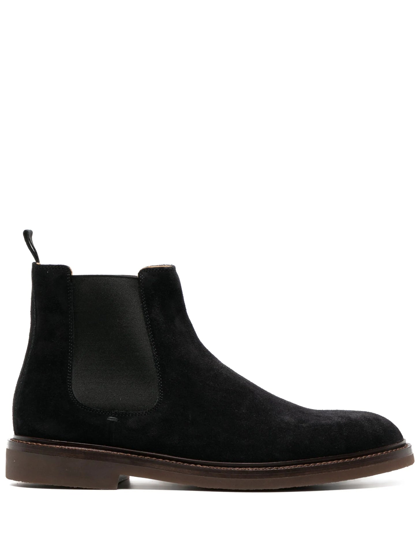 elasticated-panel chelsea leather boots