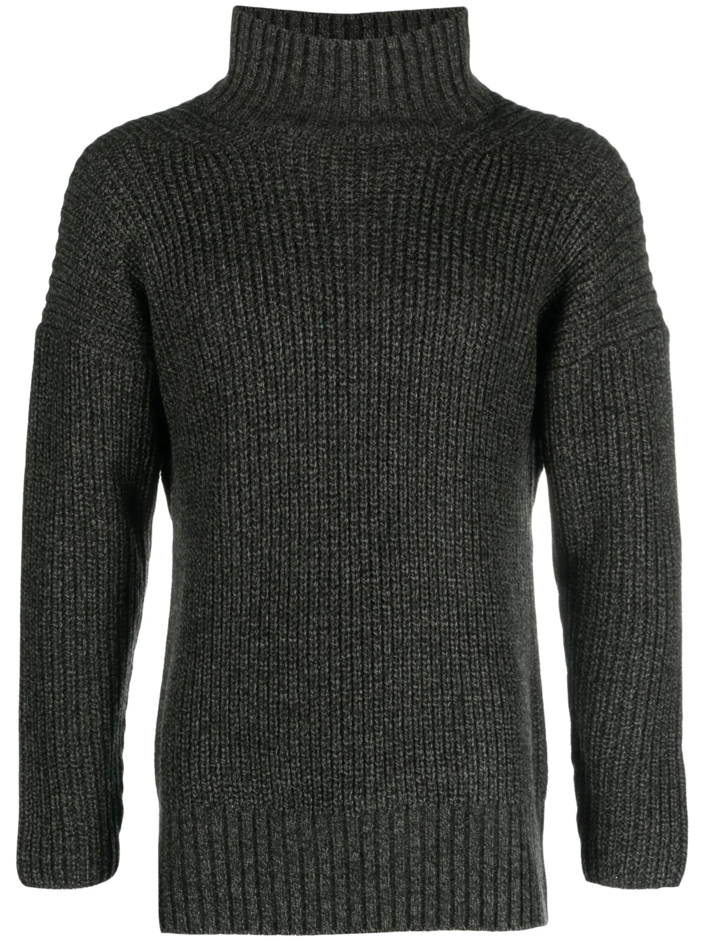 open-back knitted jumper