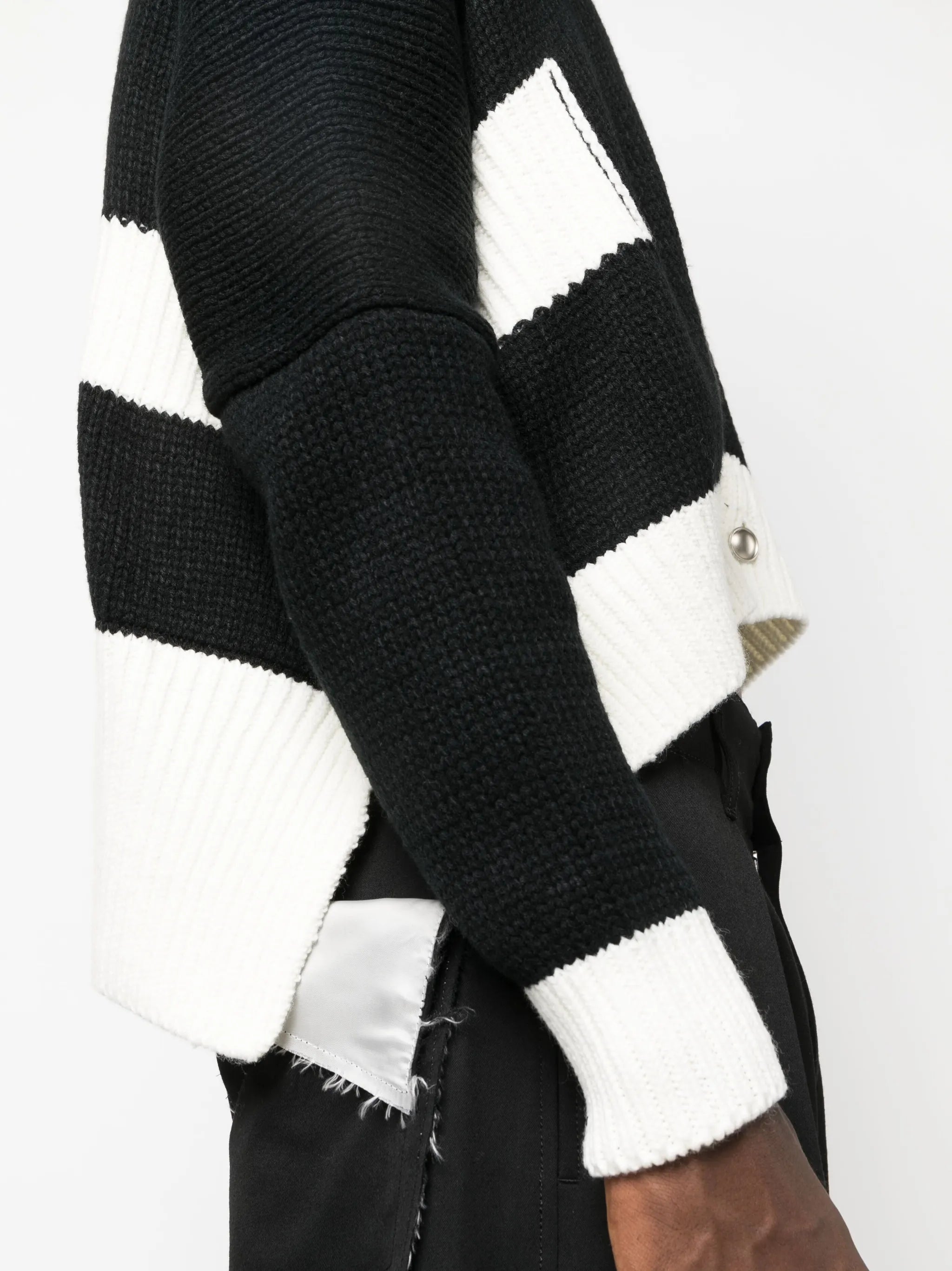 knitted cropped cardigan
