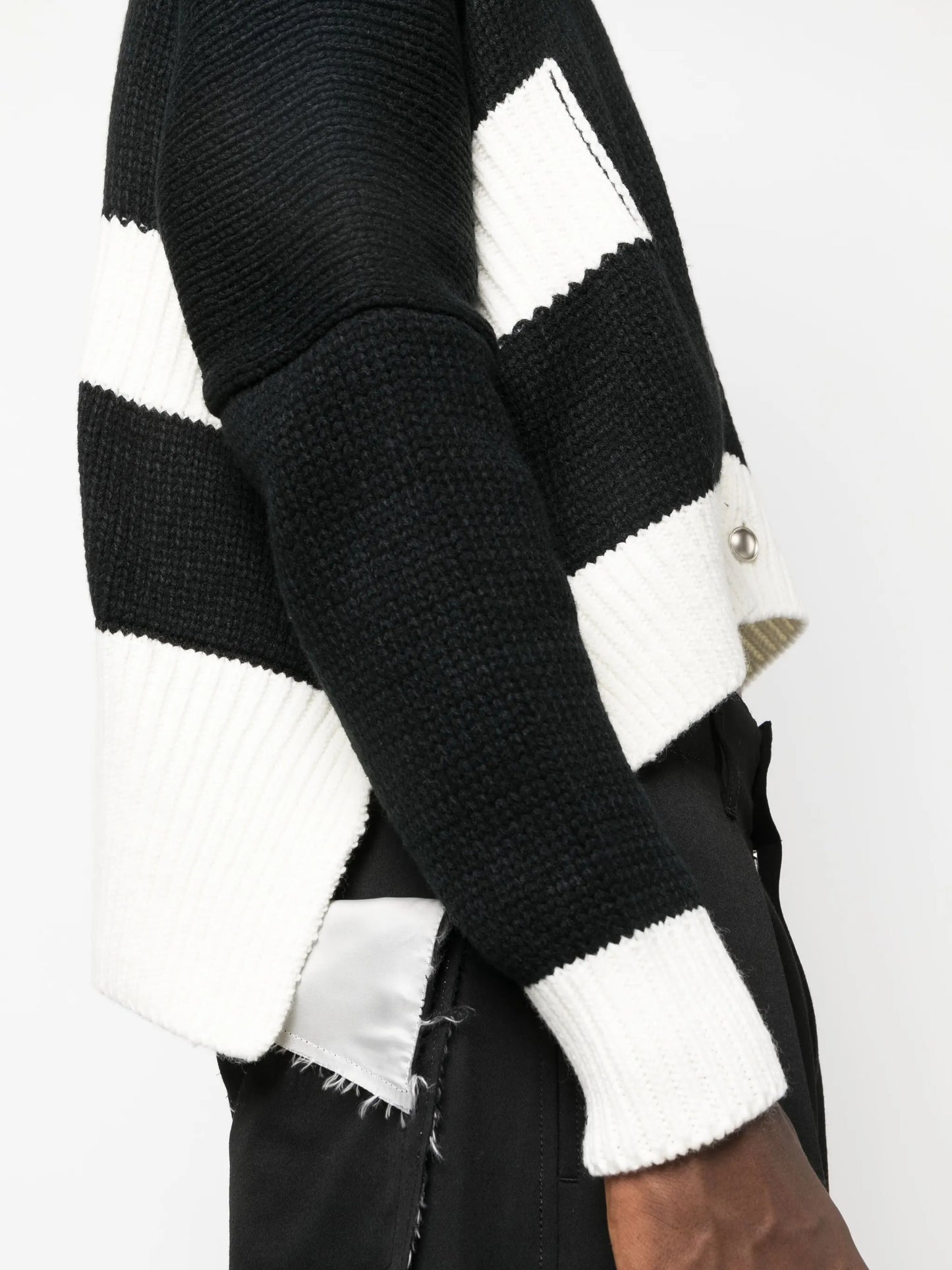 knitted cropped cardigan