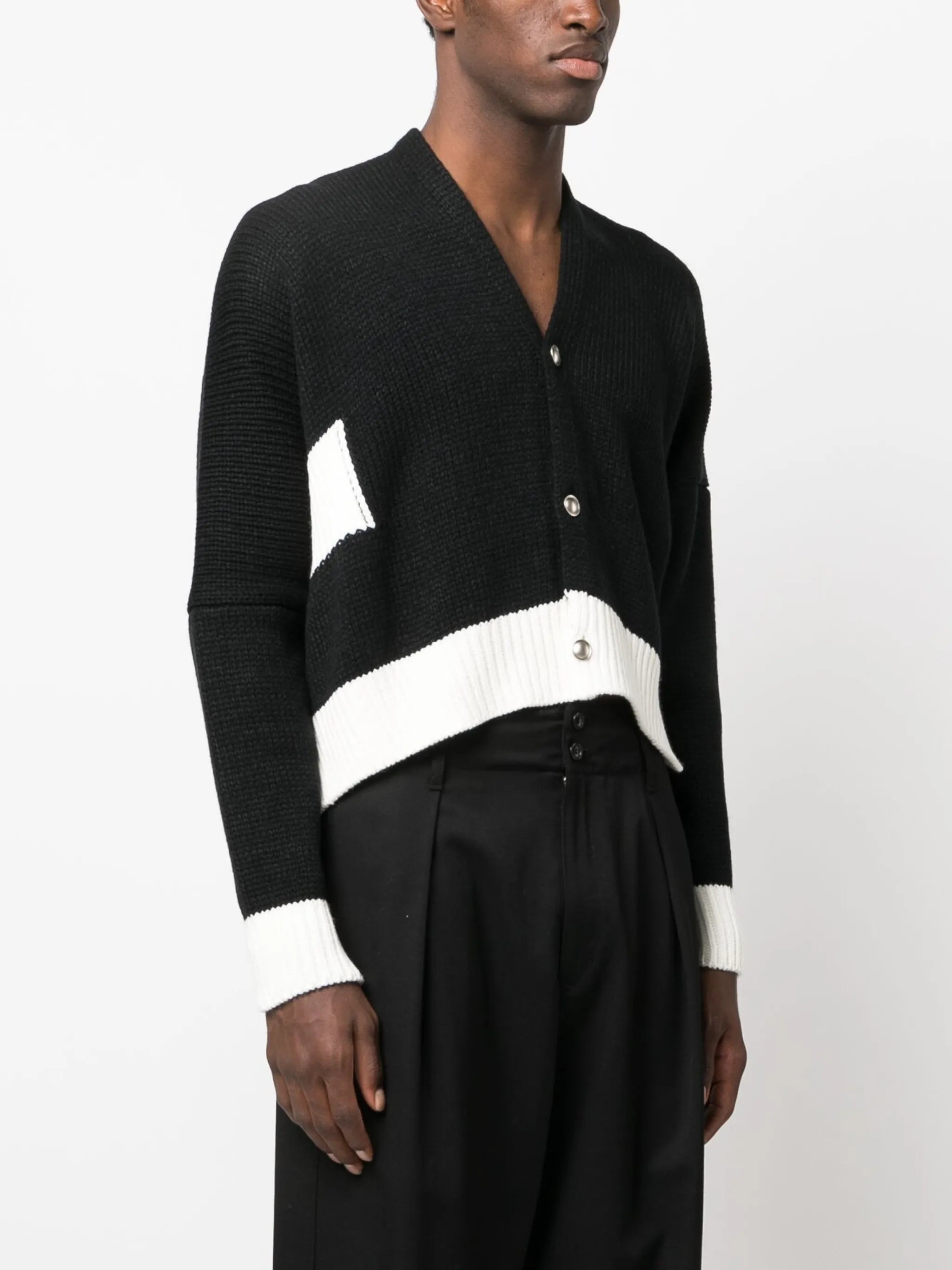 knitted cropped cardigan