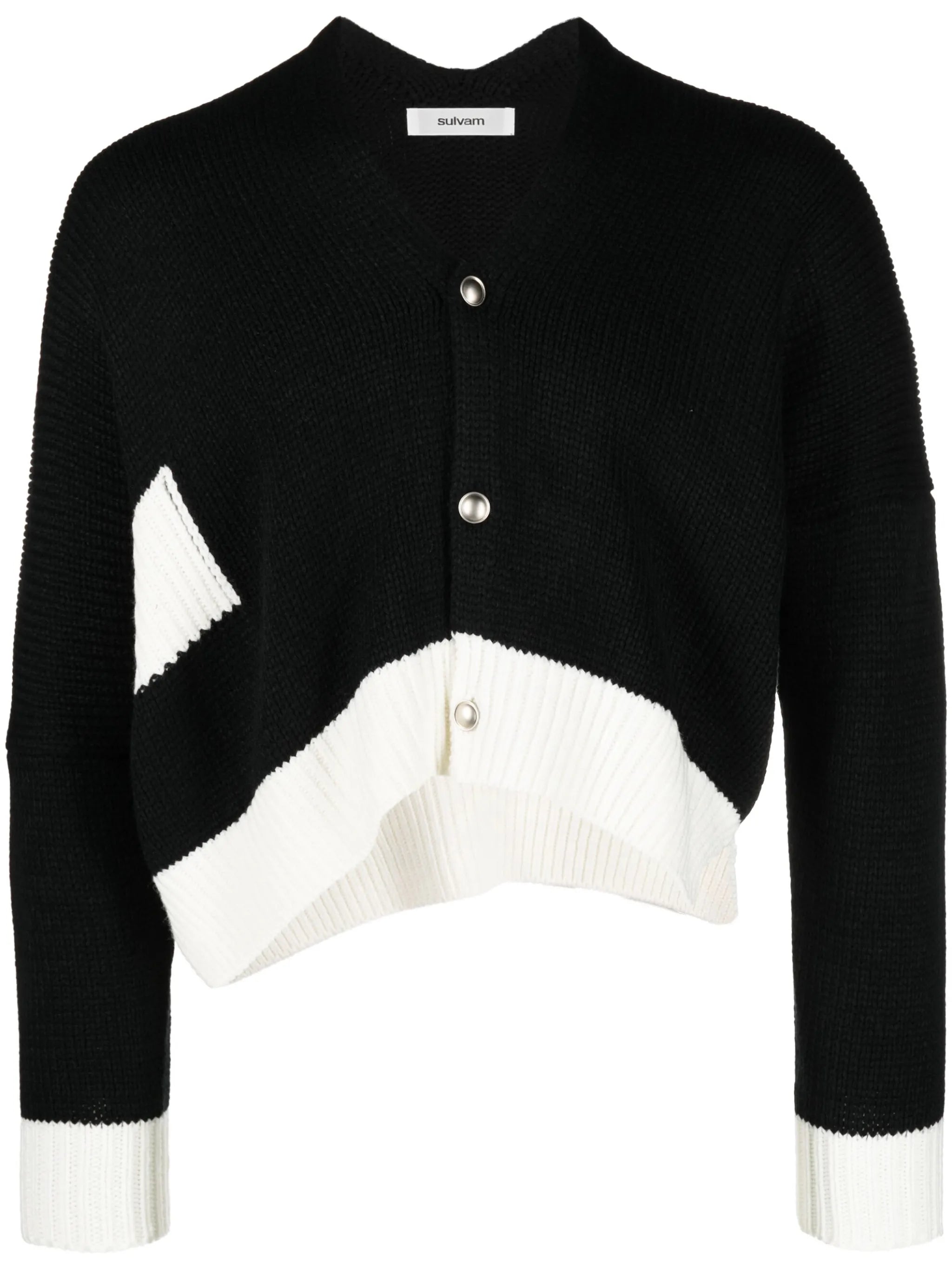 knitted cropped cardigan