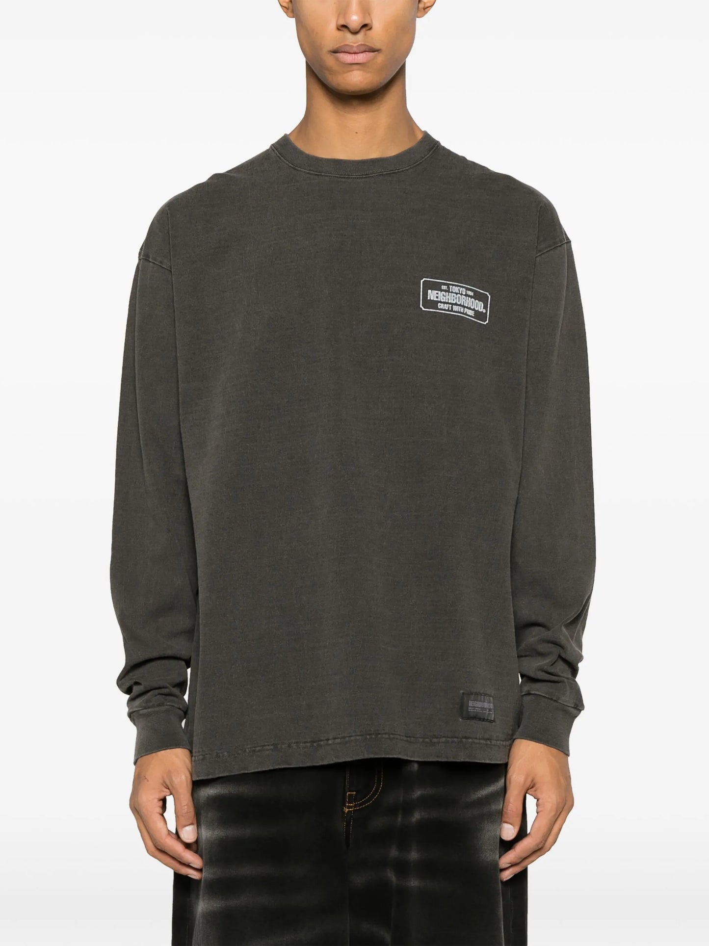 graphic-print cotton sweatshirt