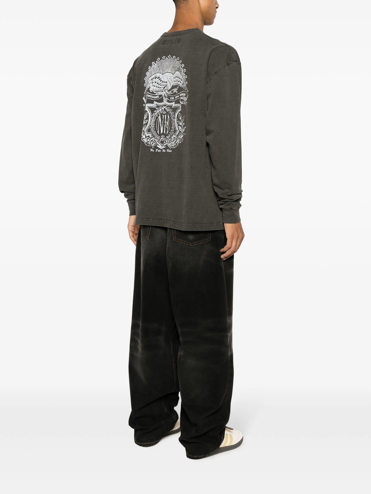 graphic-print cotton sweatshirt