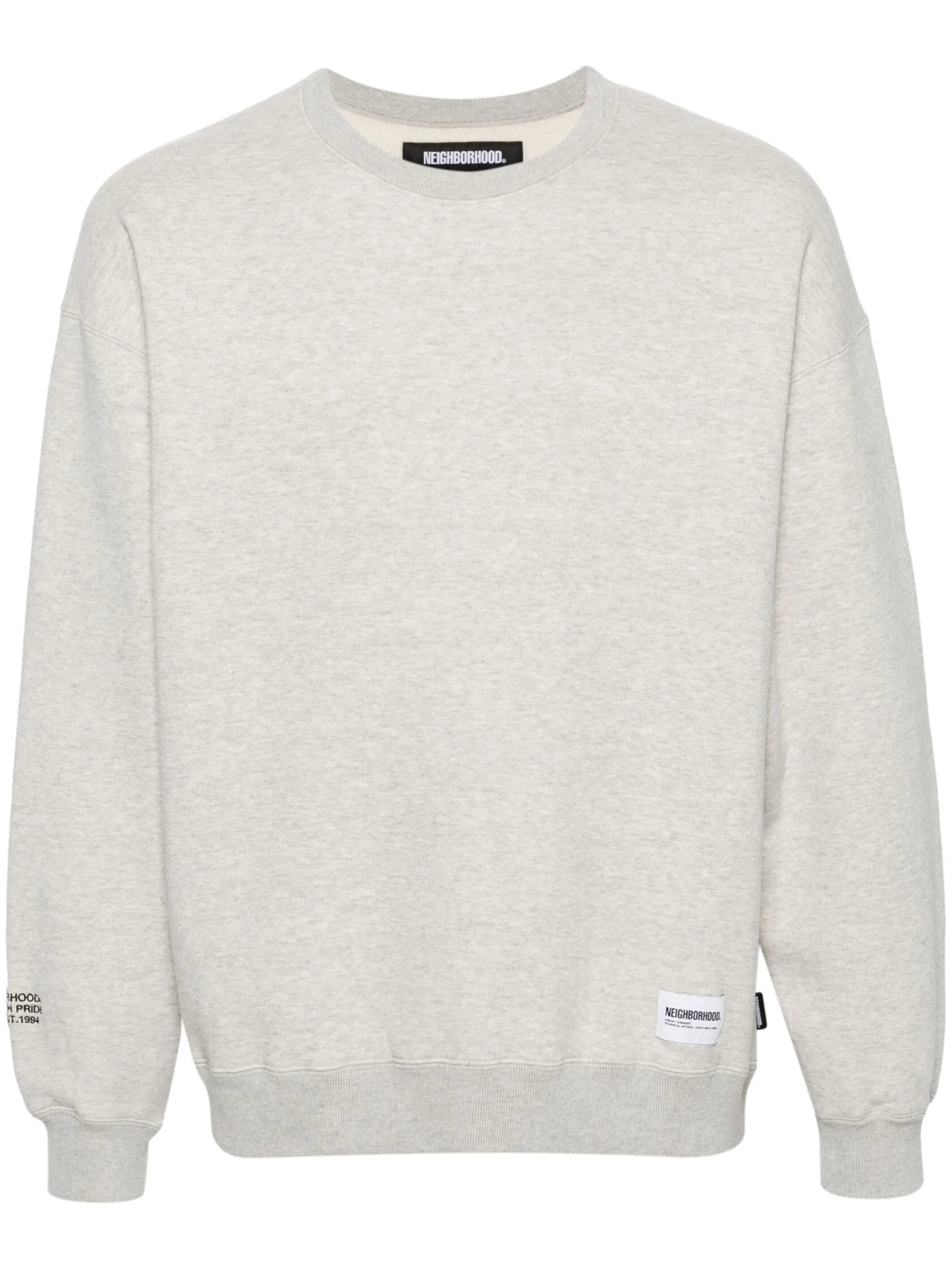 drop-shoulder cotton sweatshirt