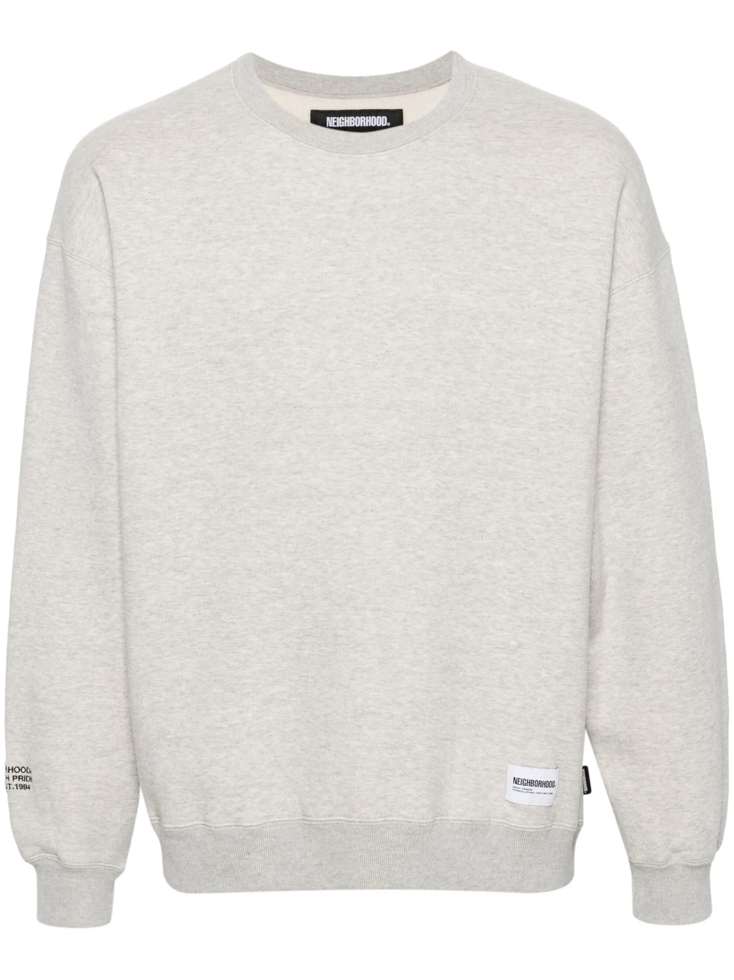 drop-shoulder cotton sweatshirt