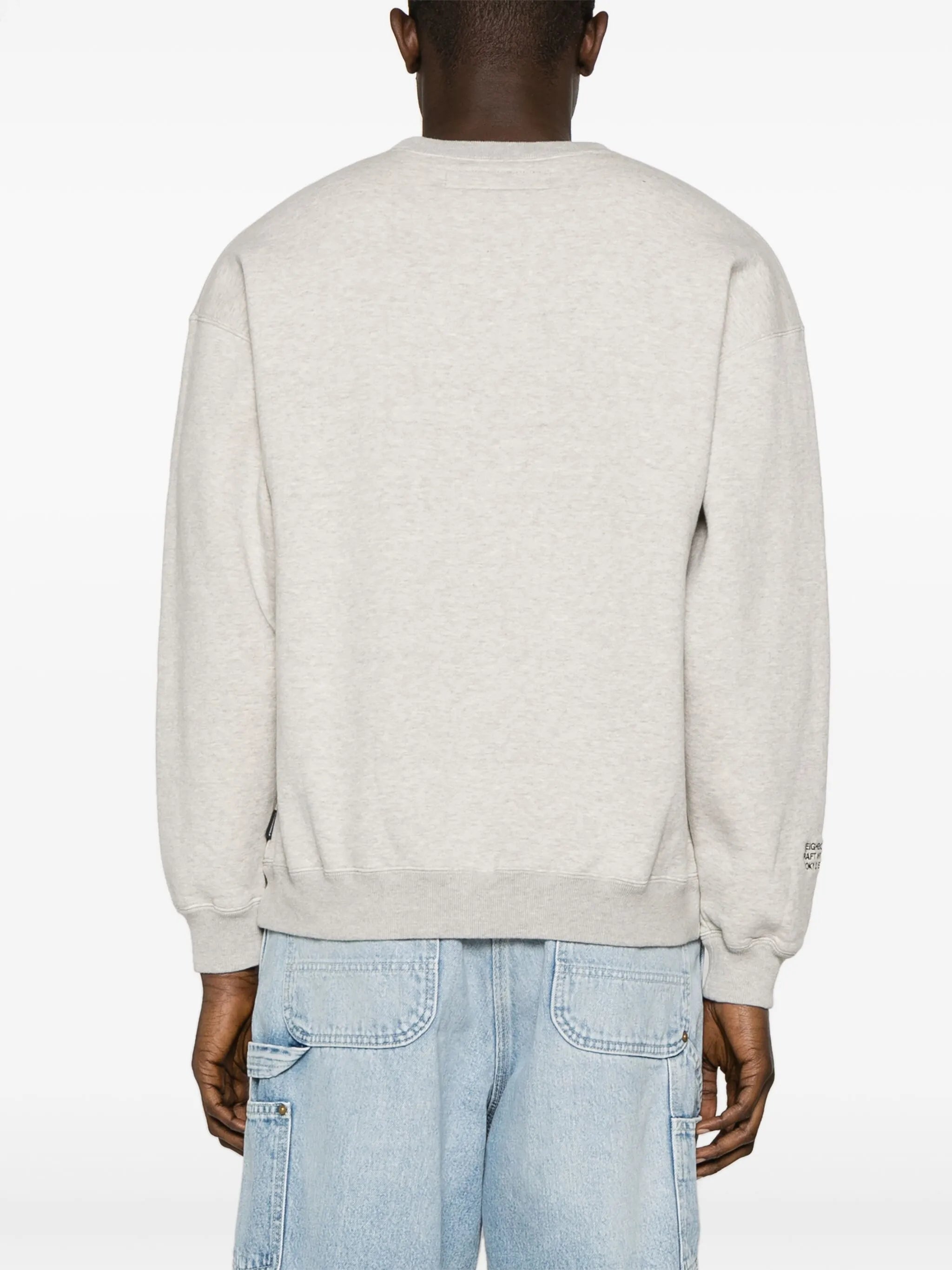 drop-shoulder cotton sweatshirt