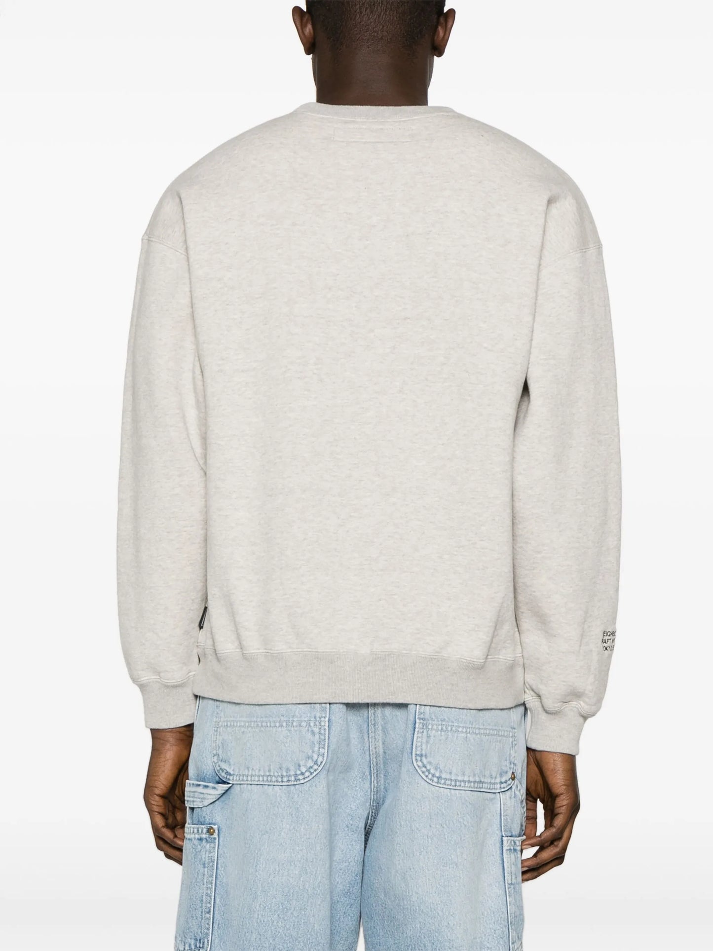 drop-shoulder cotton sweatshirt