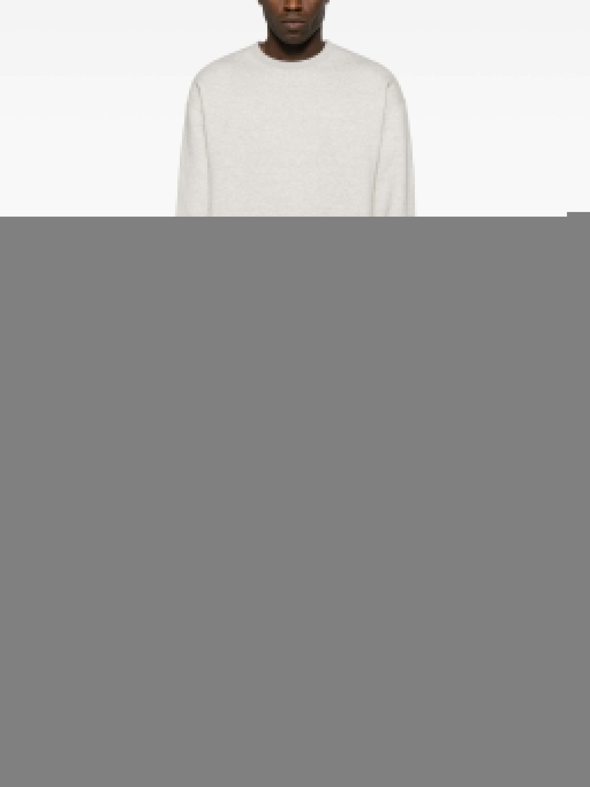 drop-shoulder cotton sweatshirt
