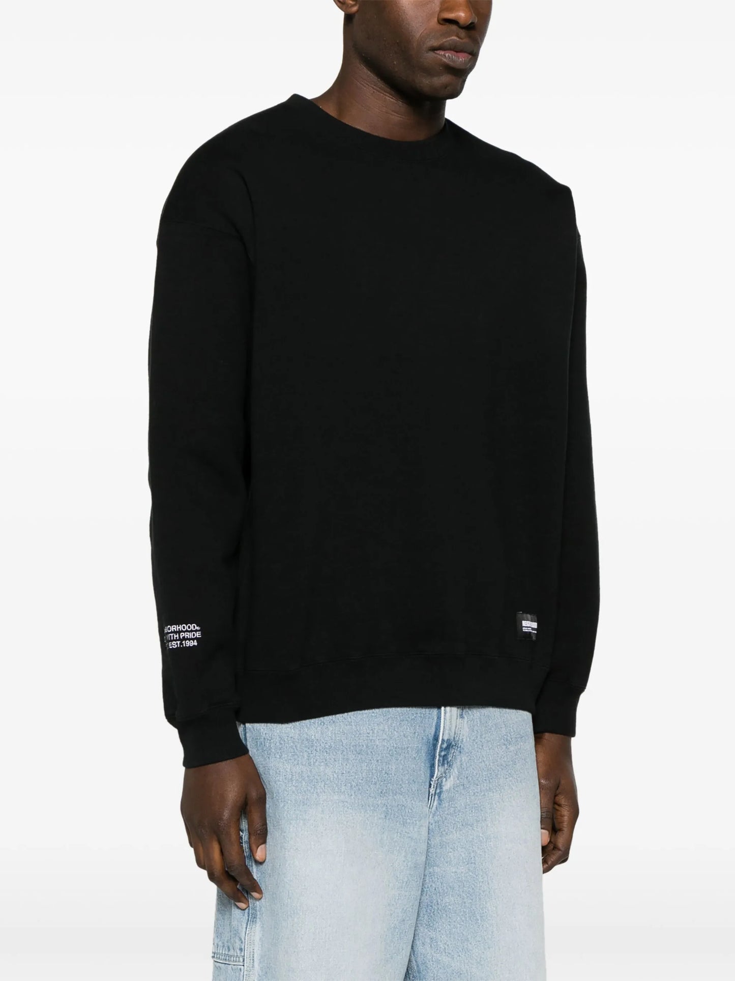 drop-shoulder cotton sweatshirt