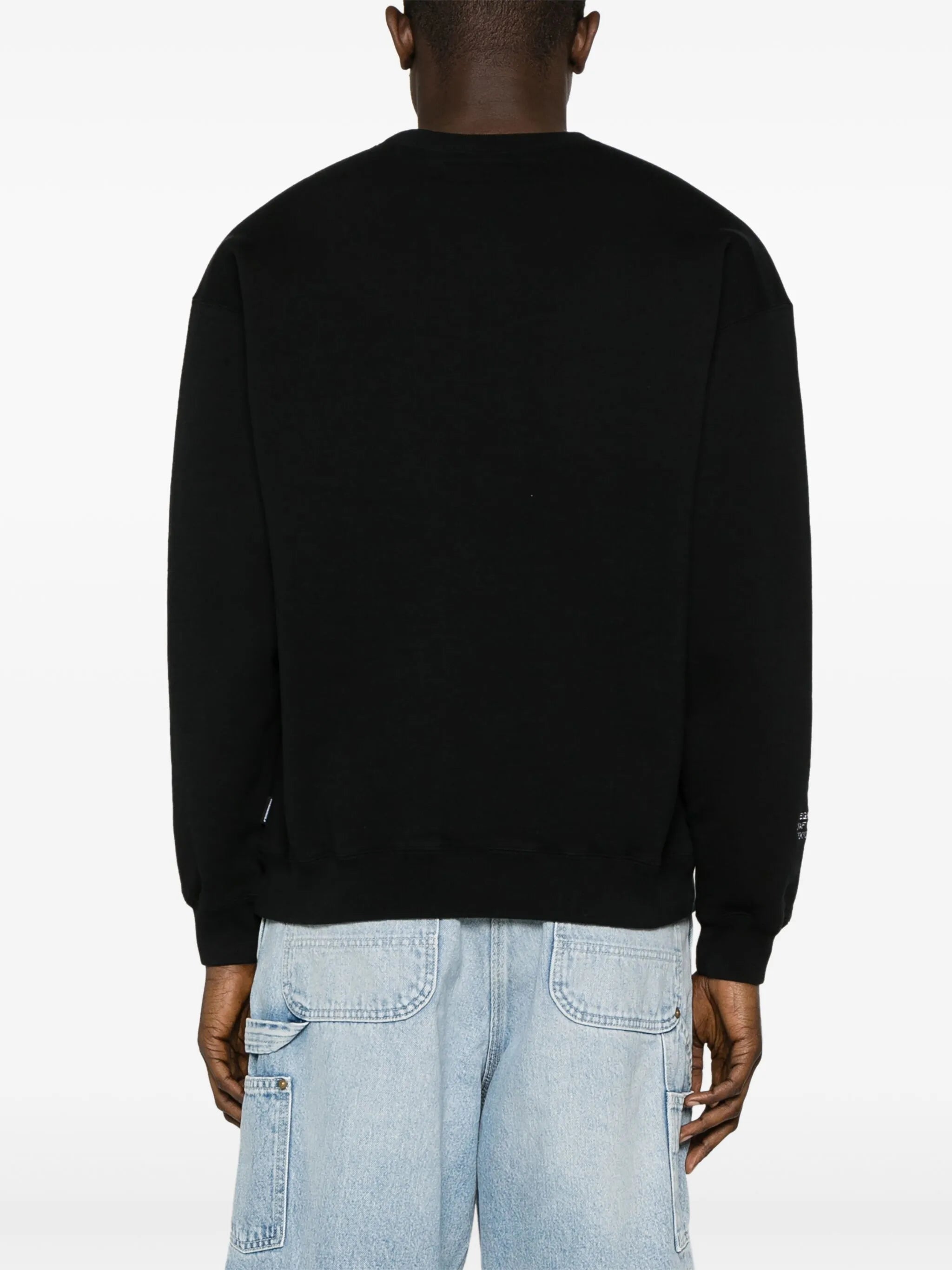 drop-shoulder cotton sweatshirt