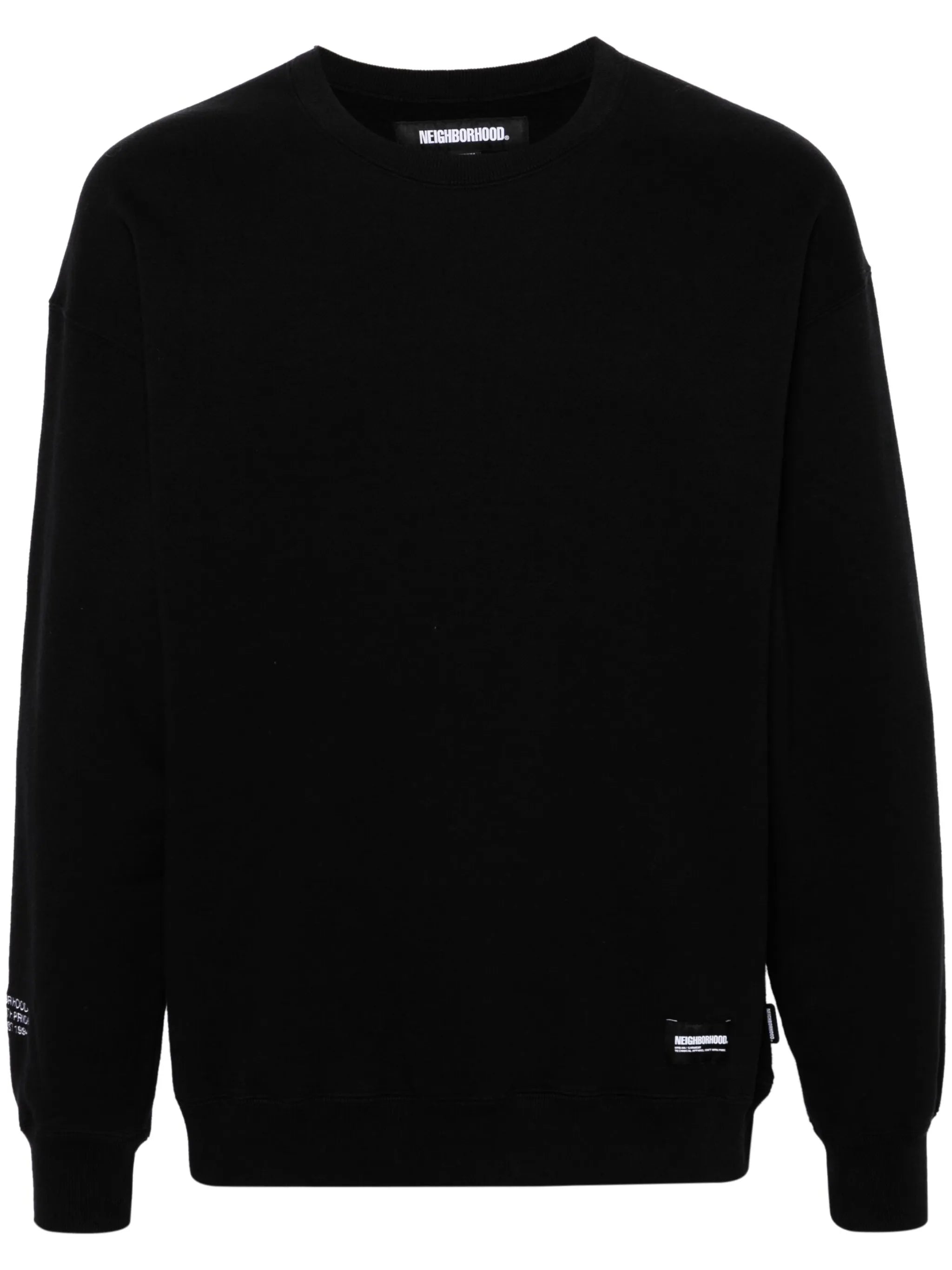 drop-shoulder cotton sweatshirt